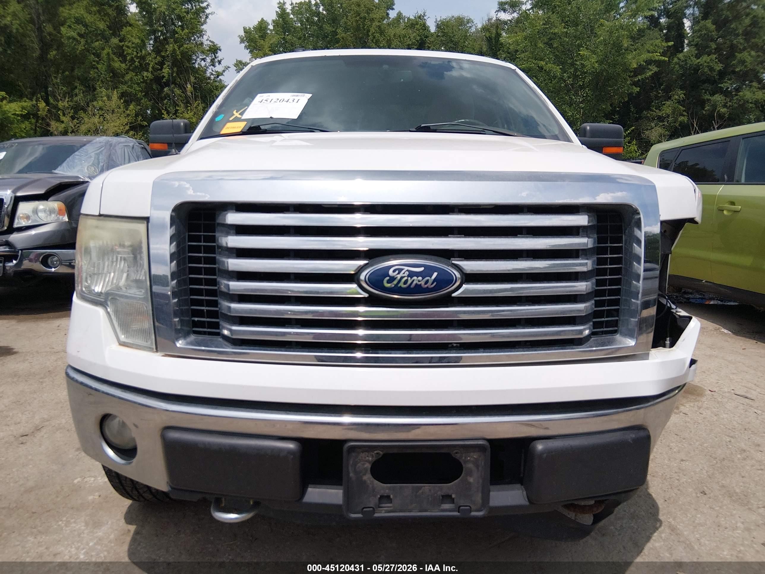 2011 Ford F-150 Xlt Белый vin: 1FTFX1EF3BFD41417
