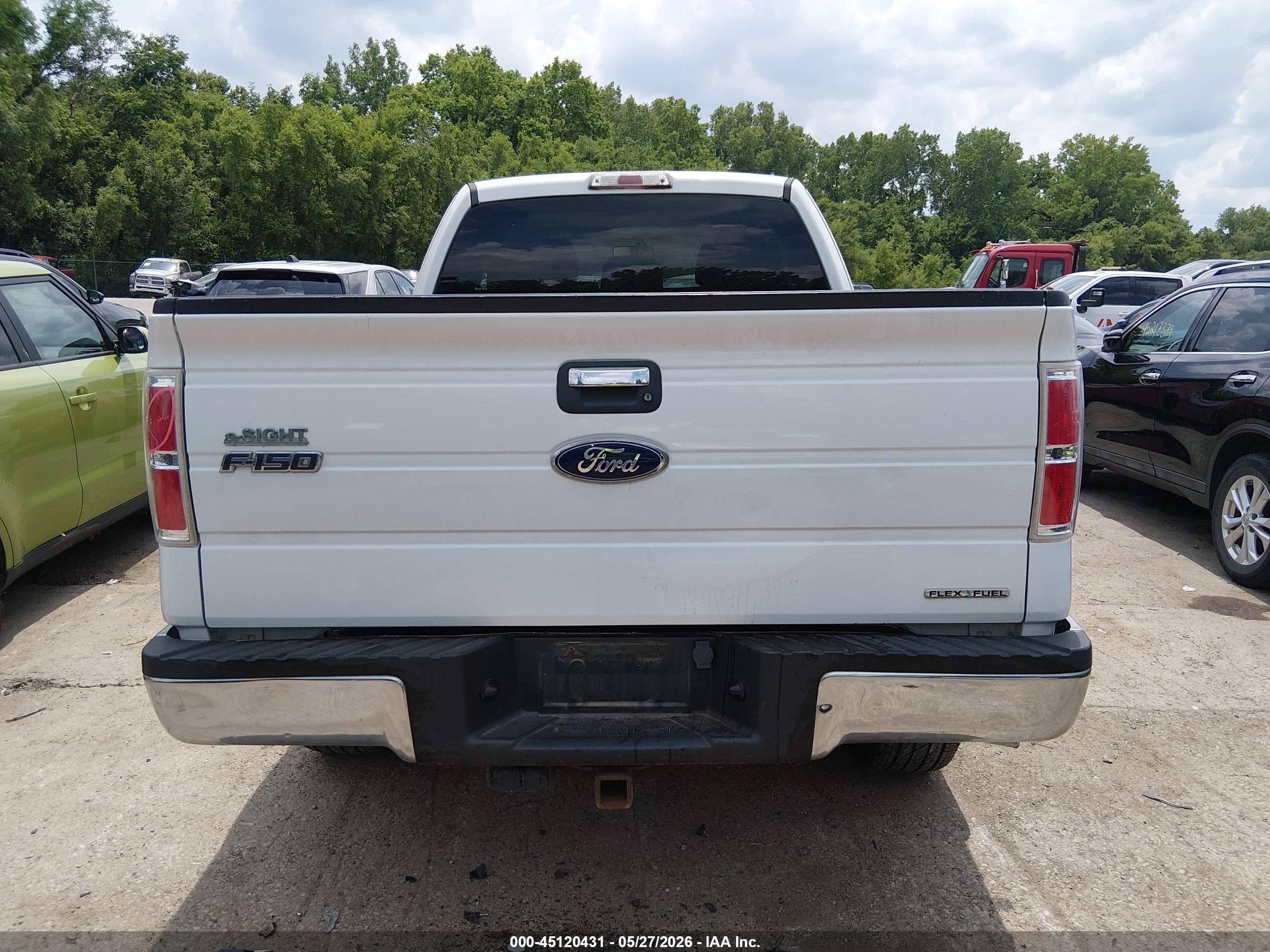 2011 Ford F-150 Xlt Белый vin: 1FTFX1EF3BFD41417