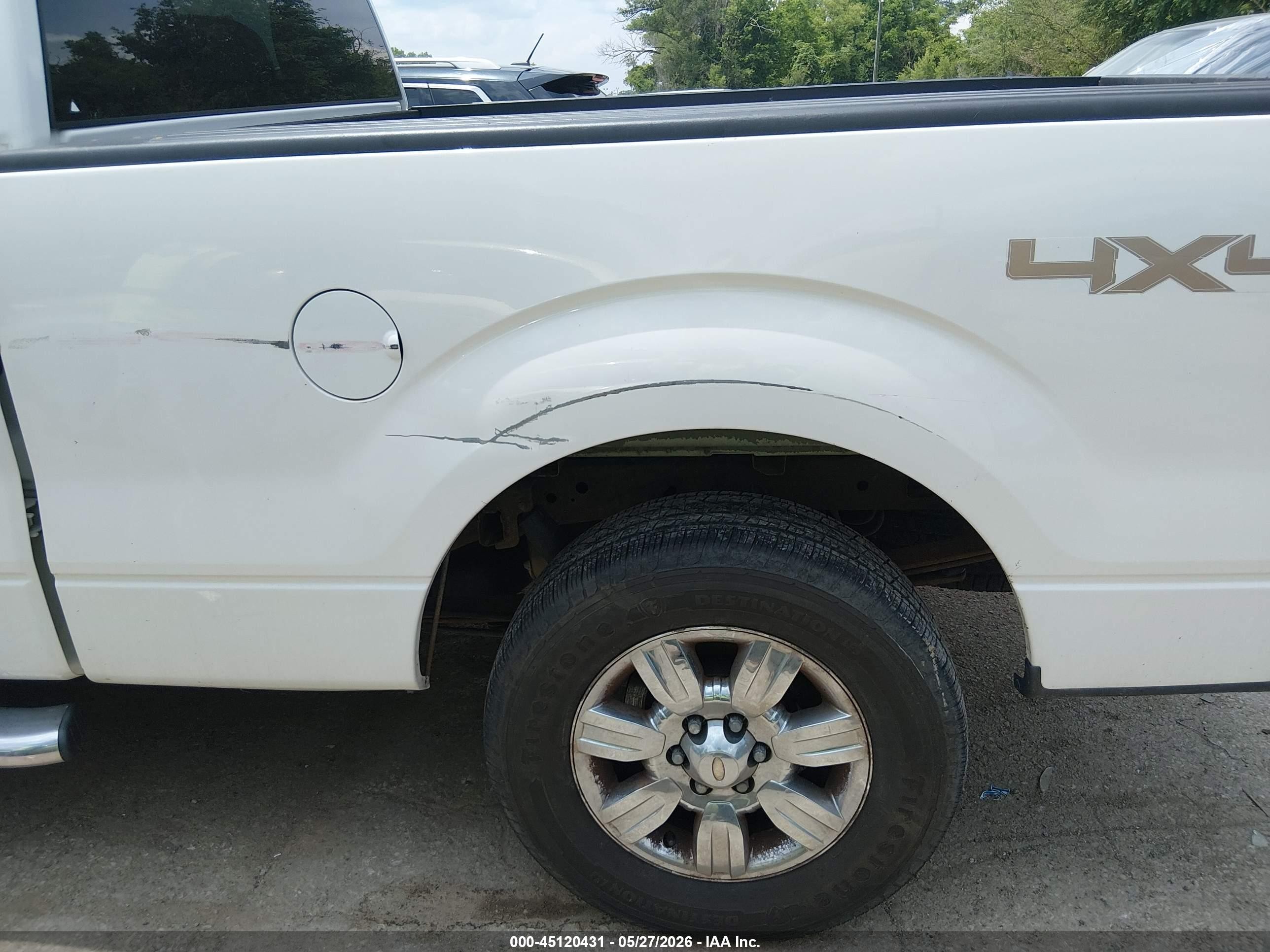 2011 Ford F-150 Xlt Белый vin: 1FTFX1EF3BFD41417