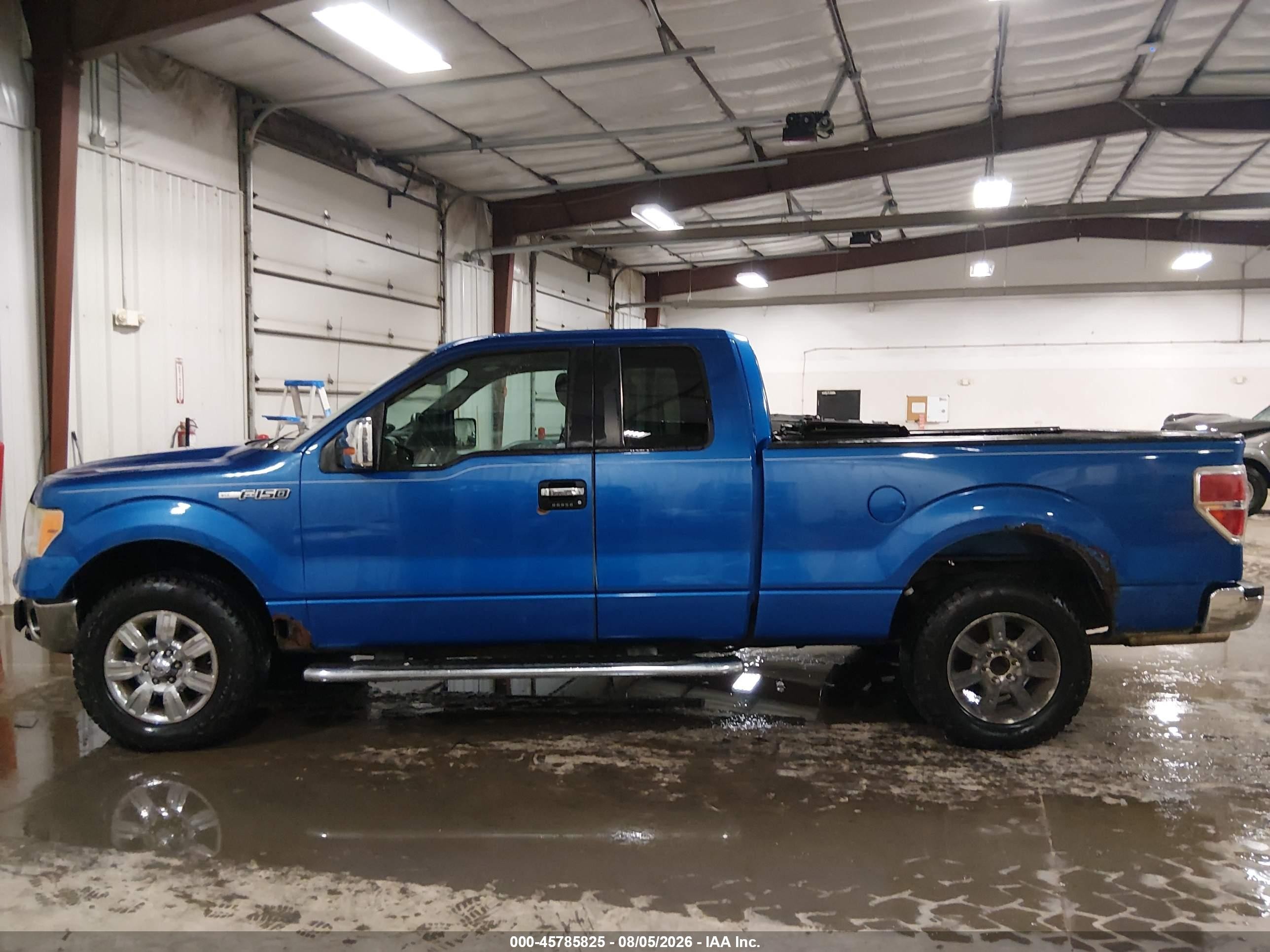 2011 Ford F-150 Xlt Blue vin: 1FTFX1EF3BKD62100