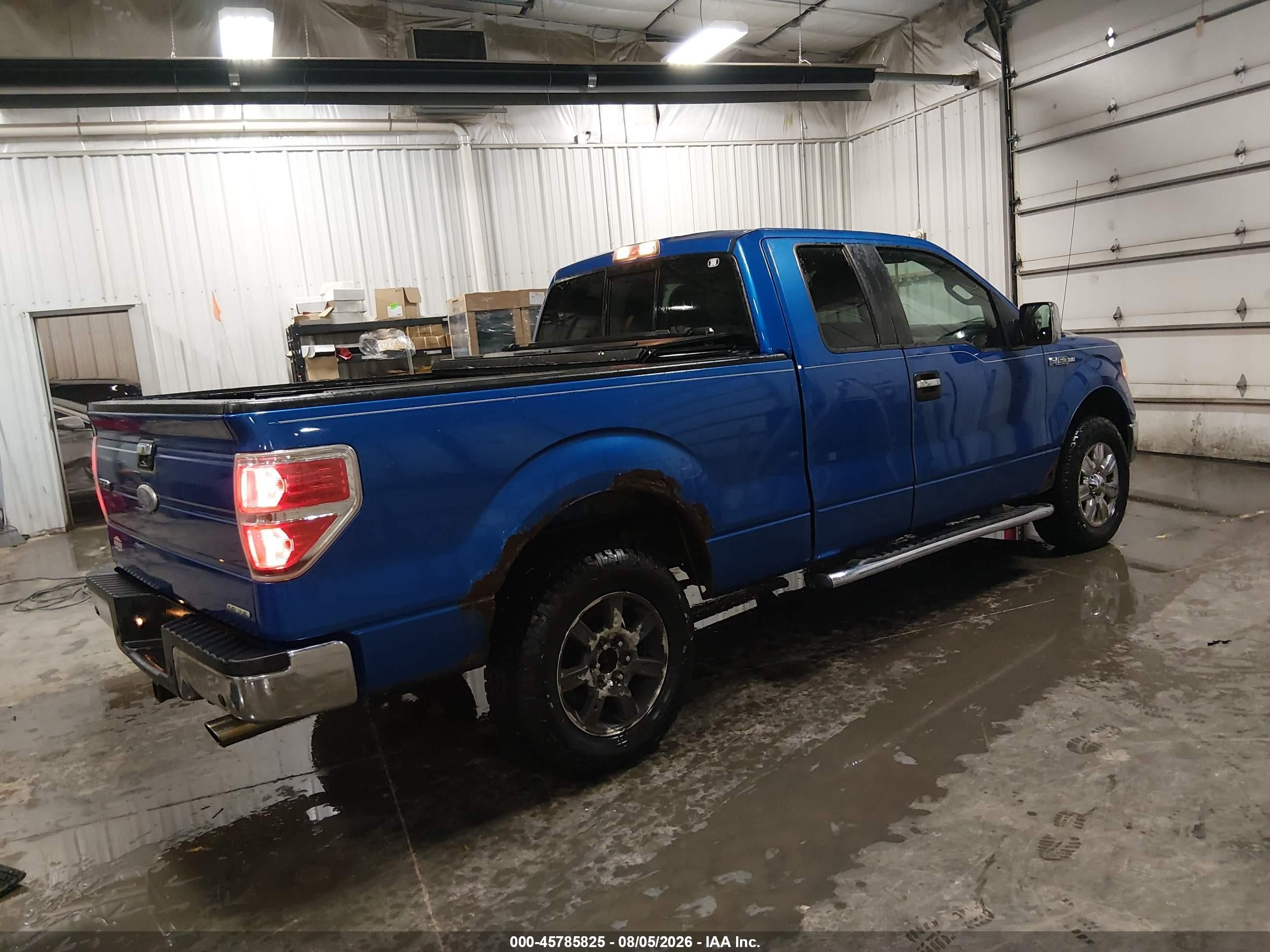 2011 Ford F-150 Xlt Blue vin: 1FTFX1EF3BKD62100