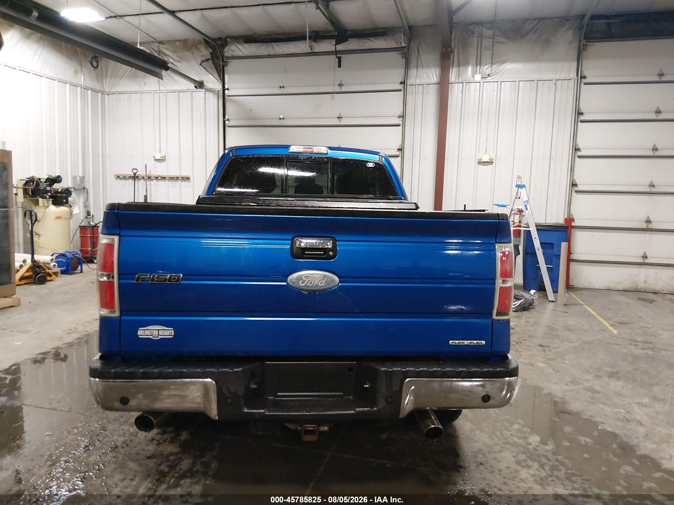 2011 Ford F-150 Xlt Blue vin: 1FTFX1EF3BKD62100