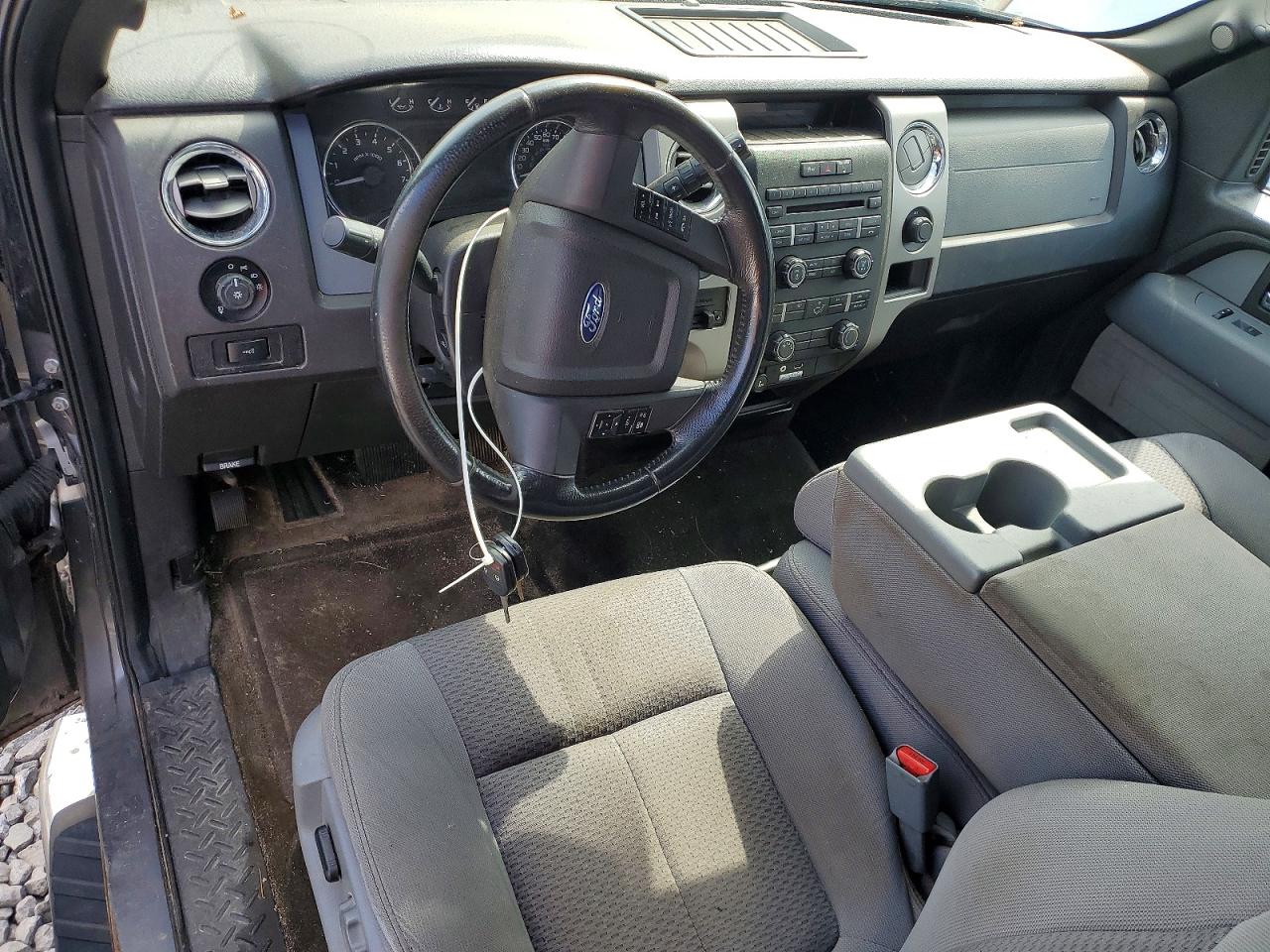 2012 Ford F150 Super Cab Gray vin: 1FTFX1EF3CFB78771