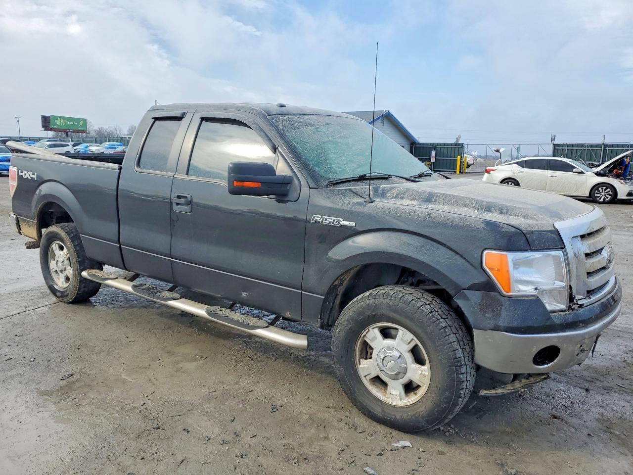 2012 Ford F150 Super Cab Black vin: 1FTFX1EF3CFD09441