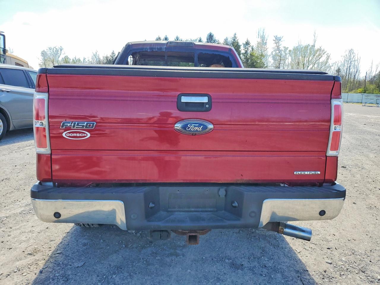 2013 Ford F150 Super Cab Red vin: 1FTFX1EF3DFA41461