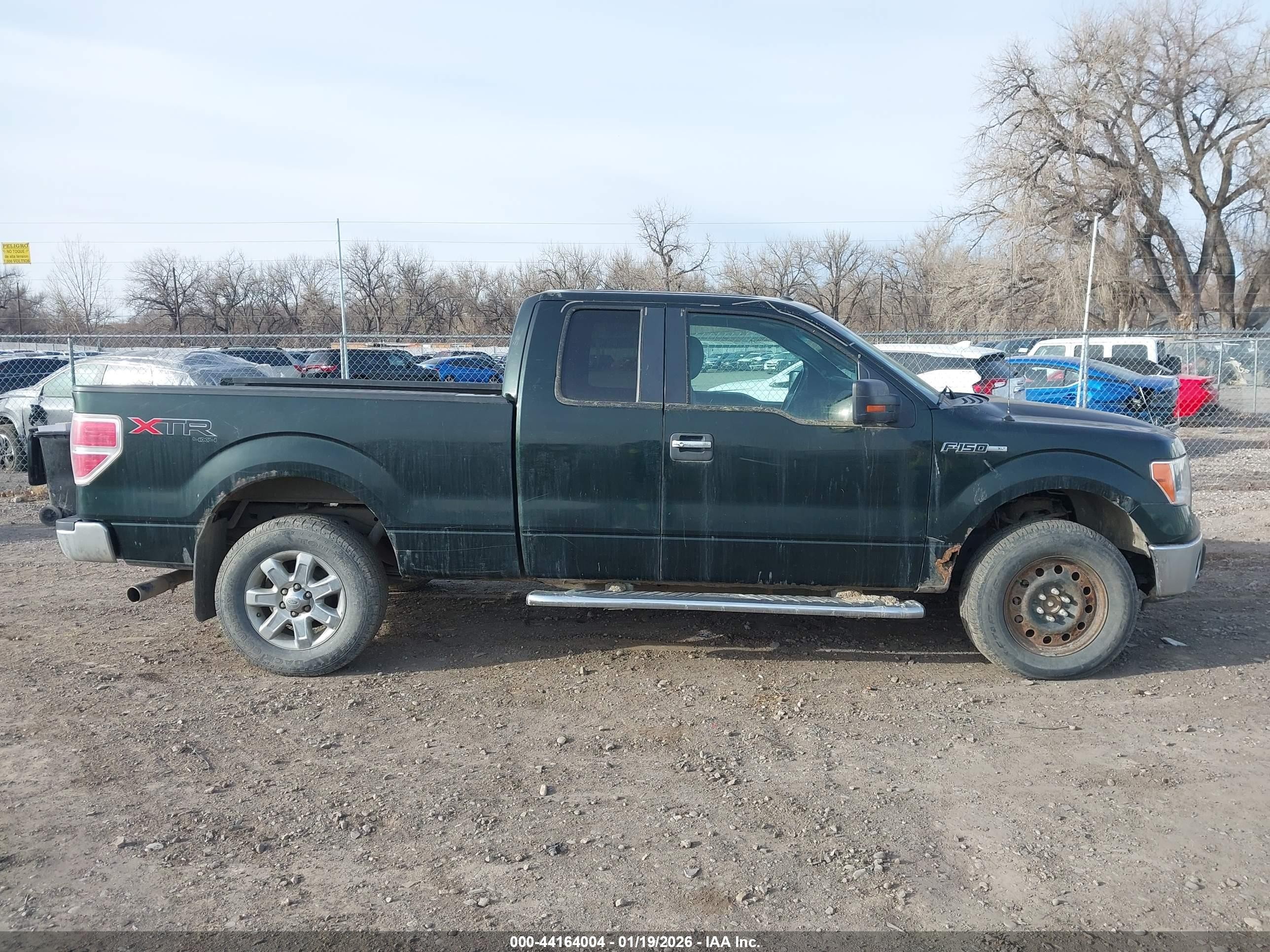 2013 Ford F-150 Xlt Зеленый vin: 1FTFX1EF3DFC30238