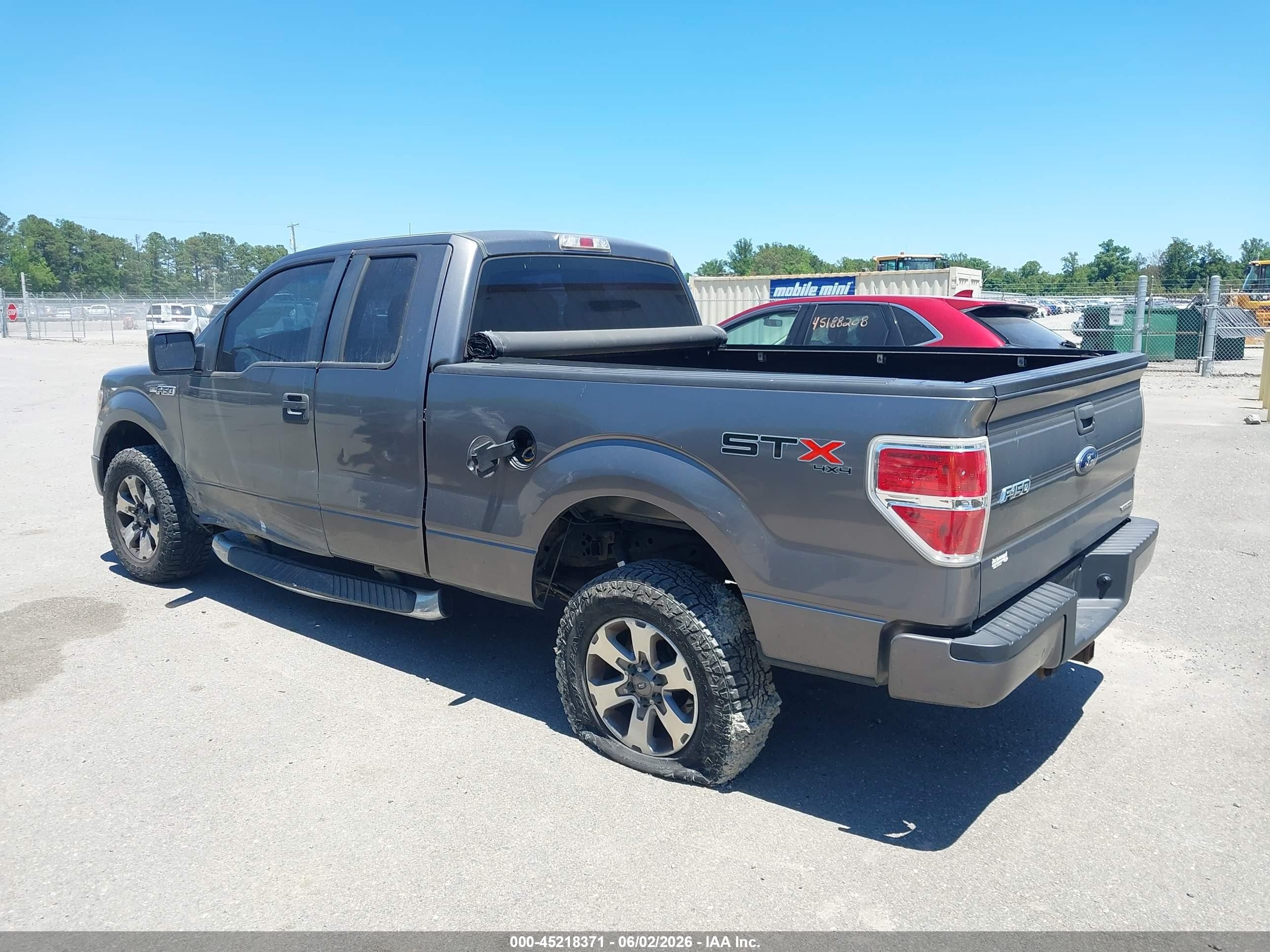2013 Ford F-150 Stx Gray vin: 1FTFX1EF3DFD15984