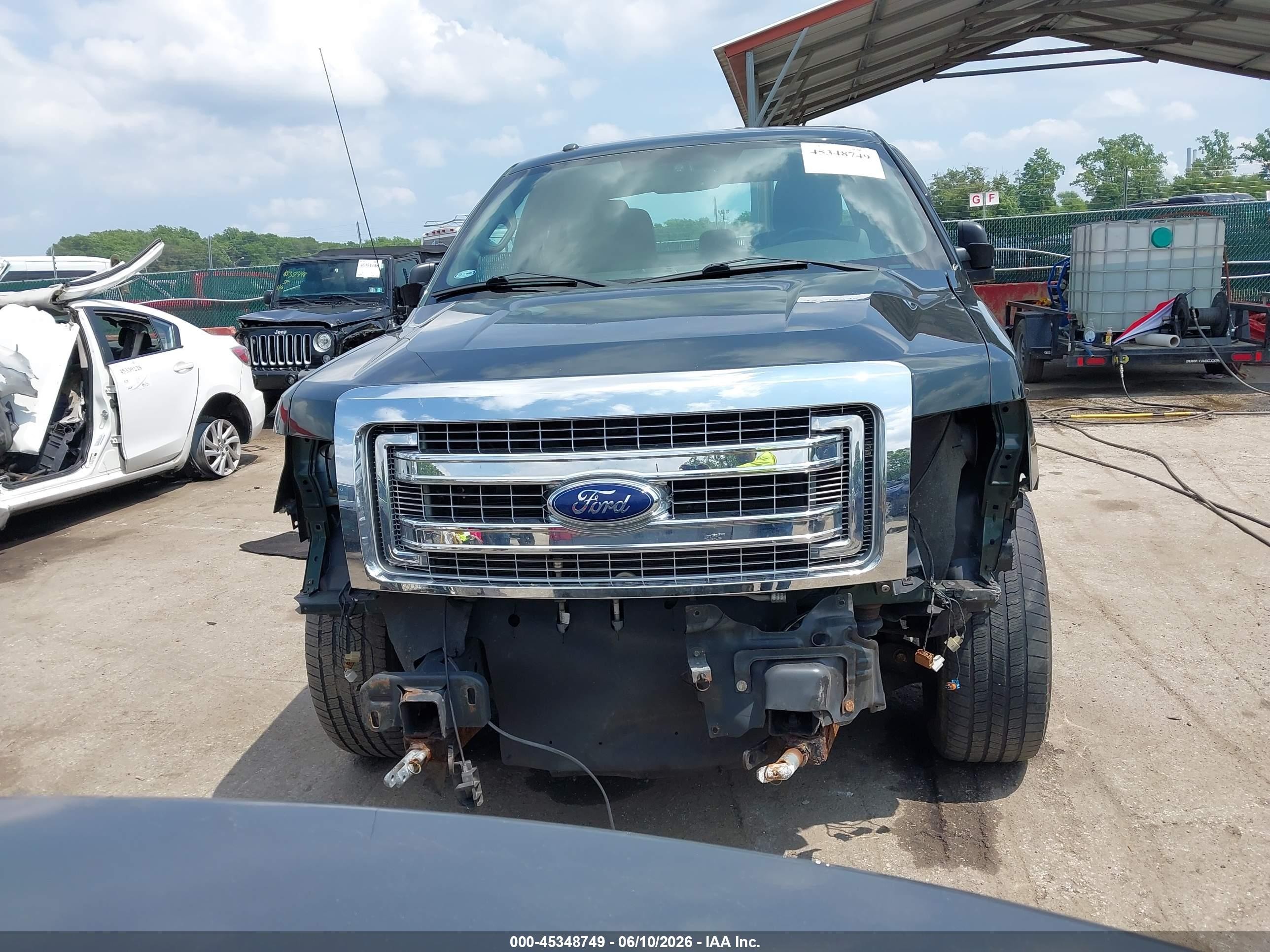 2013 Ford F-150 Xlt Green vin: 1FTFX1EF3DKG42151