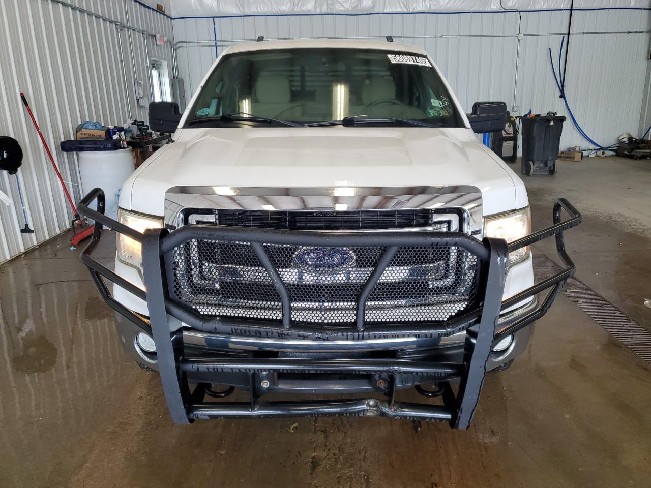 2014 Ford F150 Super Cab White vin: 1FTFX1EF3EFA94744 Damage: Front Bumper Extension, Broken, Replacement Required