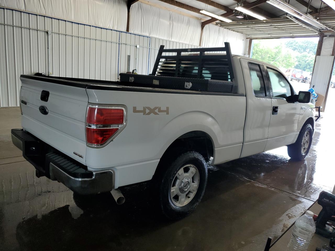 2014 Ford F150 Super Cab White vin: 1FTFX1EF3EFA94744 Damage: Right Bed Side, Dent(S) W/No Paint Dmg, 1/2 To 1 Inch