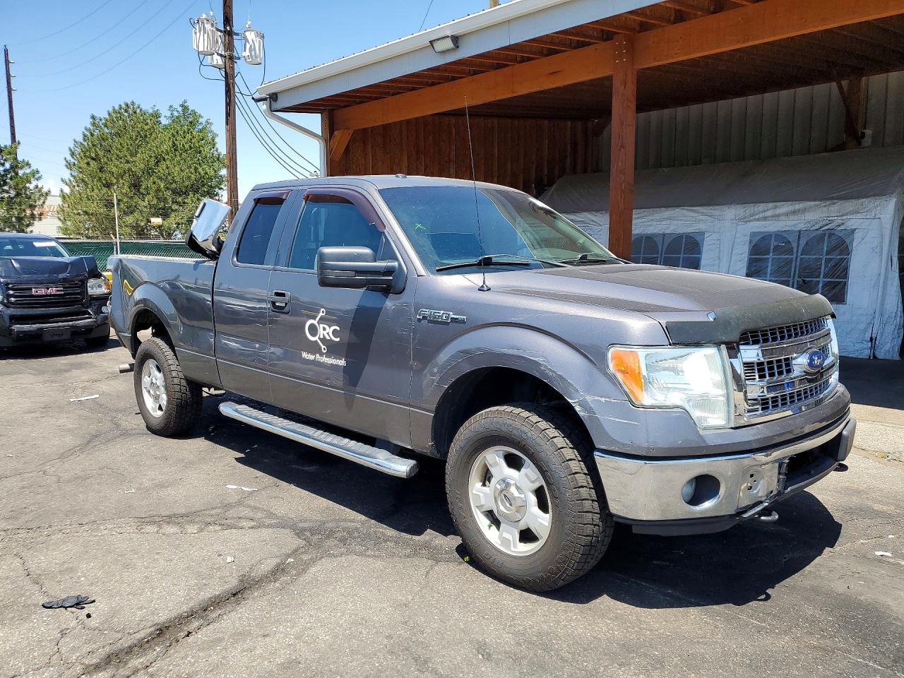 2014 Ford F150 Super Cab Серый vin: 1FTFX1EF3EFC78064