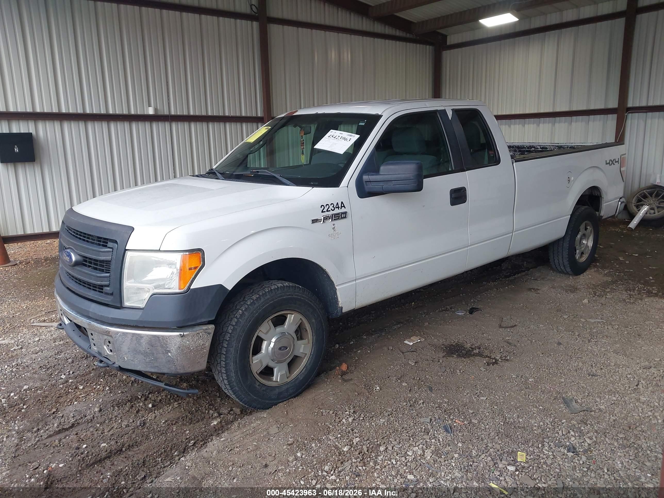 2014 Ford F-150 Xl White vin: 1FTFX1EF3EKD26914