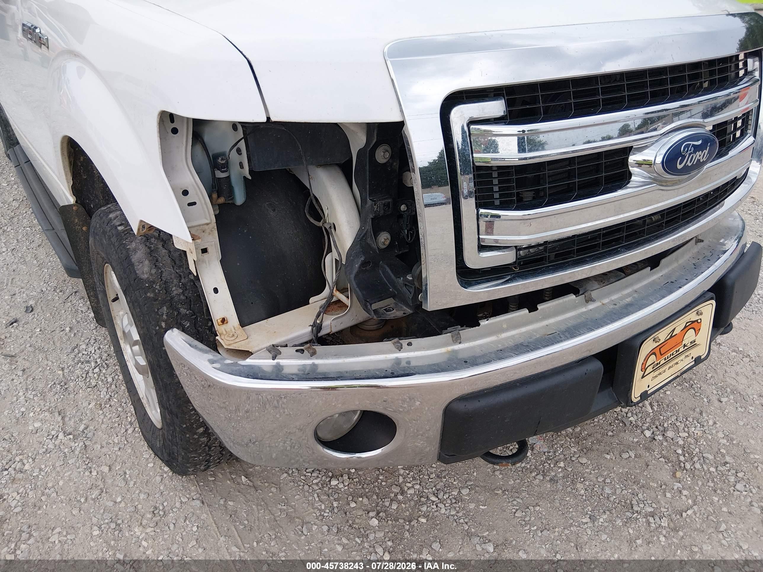 2014 Ford F-150 Xlt Белый vin: 1FTFX1EF3EKD69245