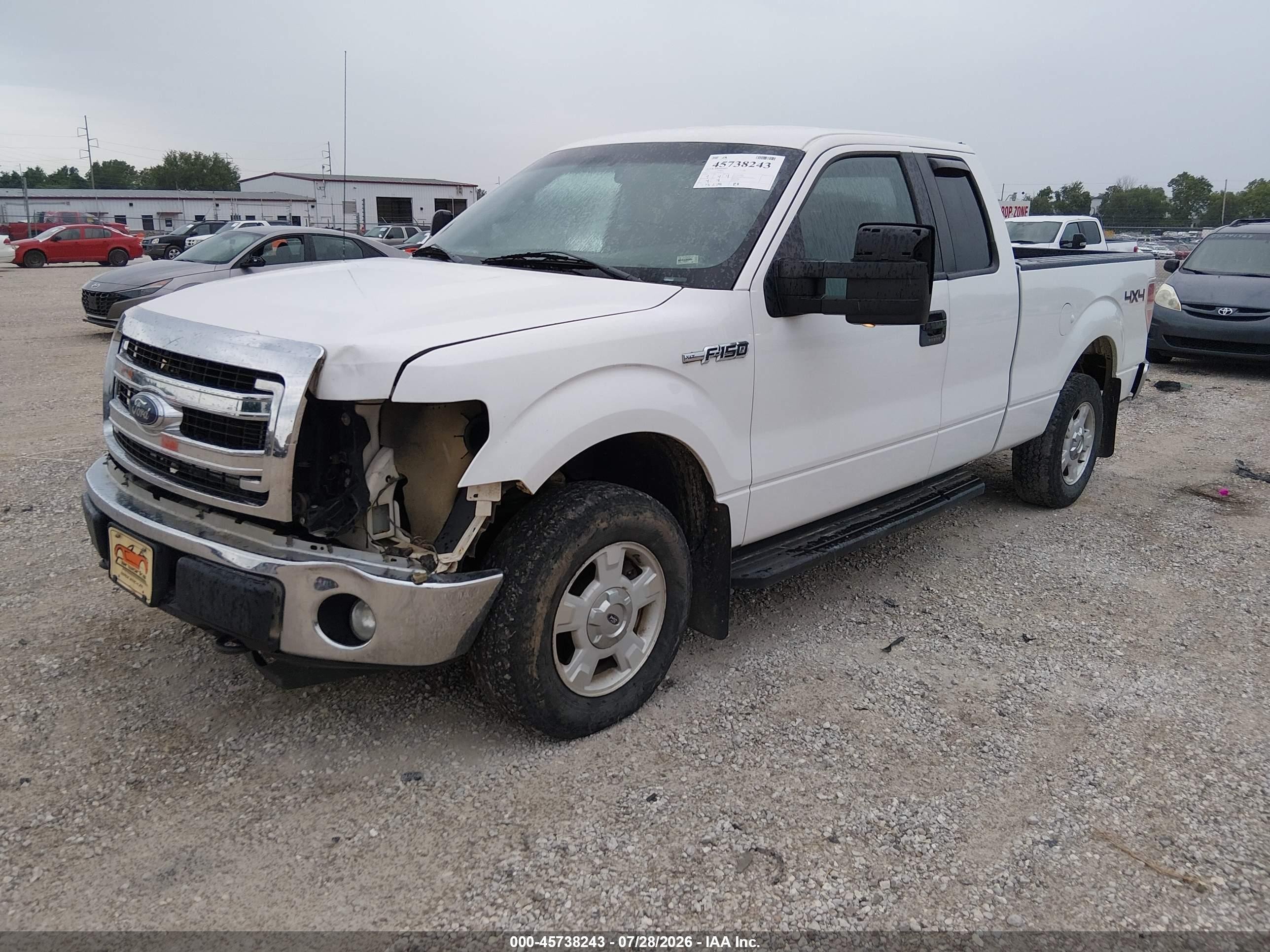 2014 Ford F-150 Xlt Белый vin: 1FTFX1EF3EKD69245