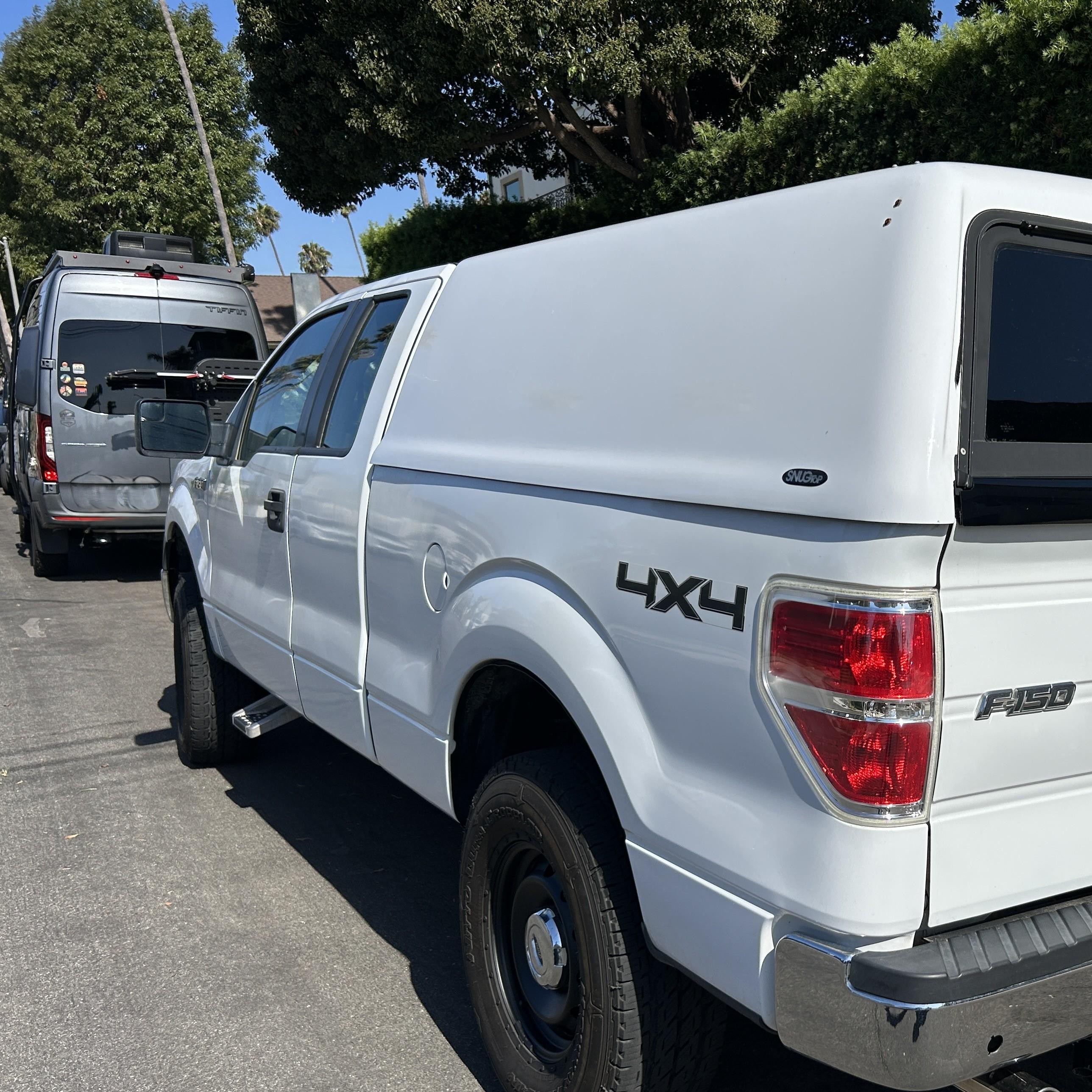 2014 Ford F-150 Xl White vin: 1FTFX1EF3EKF80493