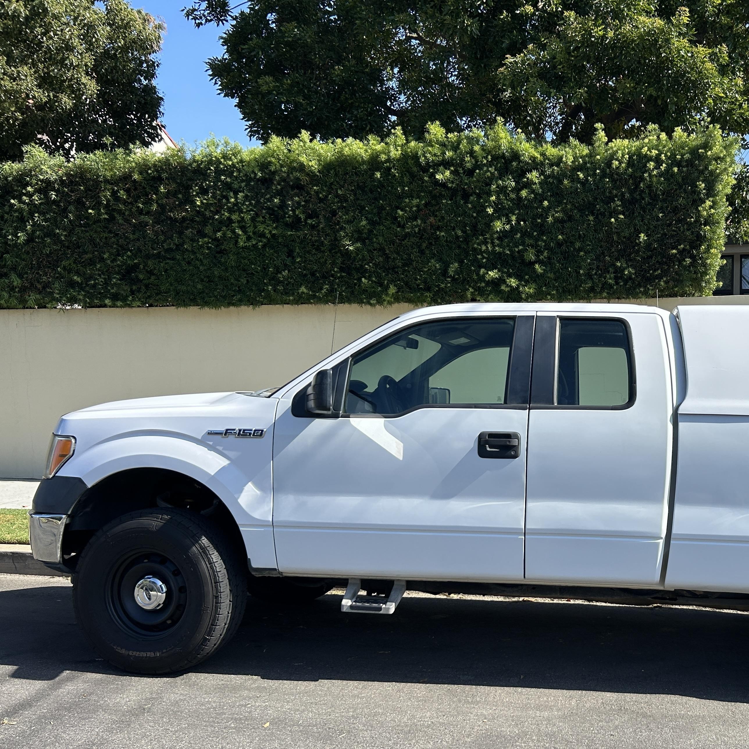 2014 Ford F-150 Xl White vin: 1FTFX1EF3EKF80493