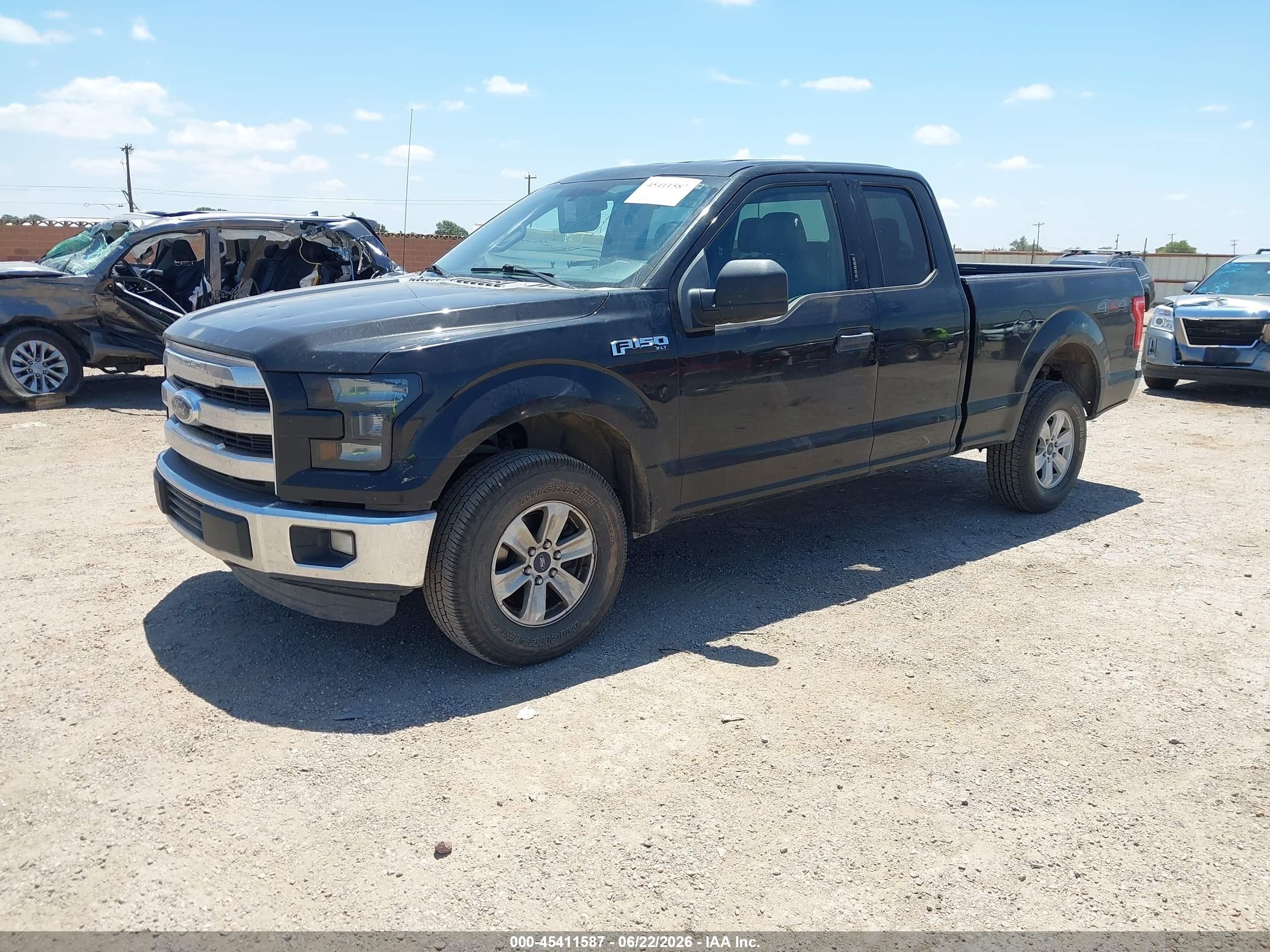 2015 Ford F-150 Xlt Blue vin: 1FTFX1EF3FFA59185