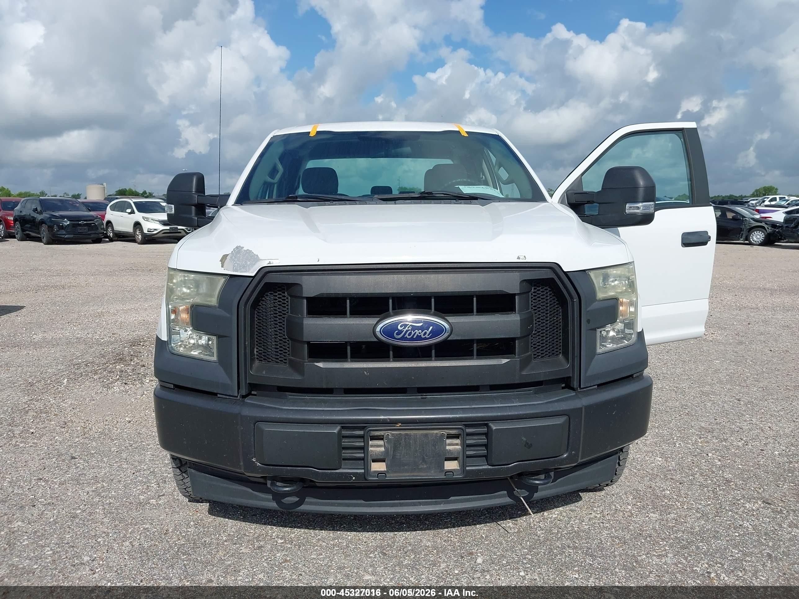 2017 Ford F-150 Xl White vin: 1FTFX1EF3HFA13245