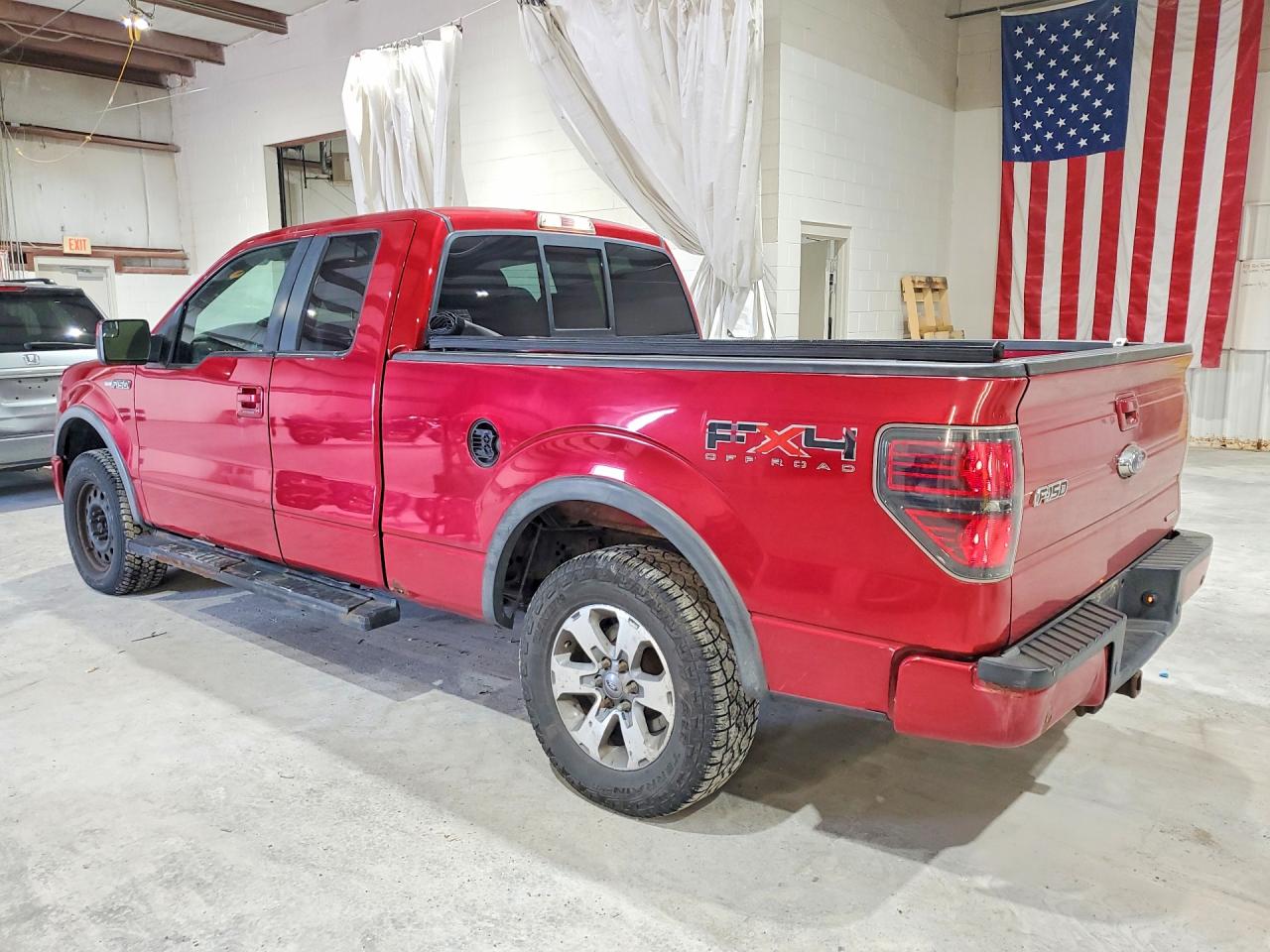 2011 Ford F150 Super Cab Red vin: 1FTFX1EF4BFA49906