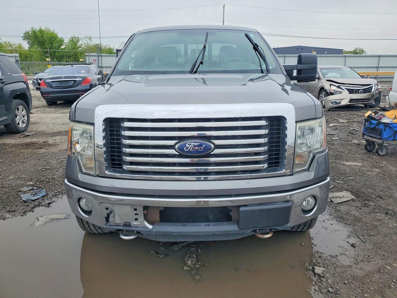 2012 Ford F150 Super Cab Gray vin: 1FTFX1EF4CFA39605