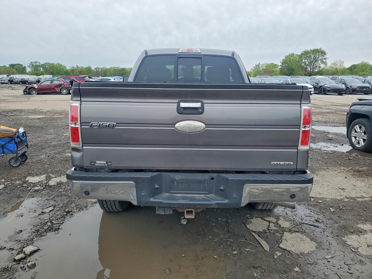 2012 Ford F150 Super Cab Gray vin: 1FTFX1EF4CFA39605