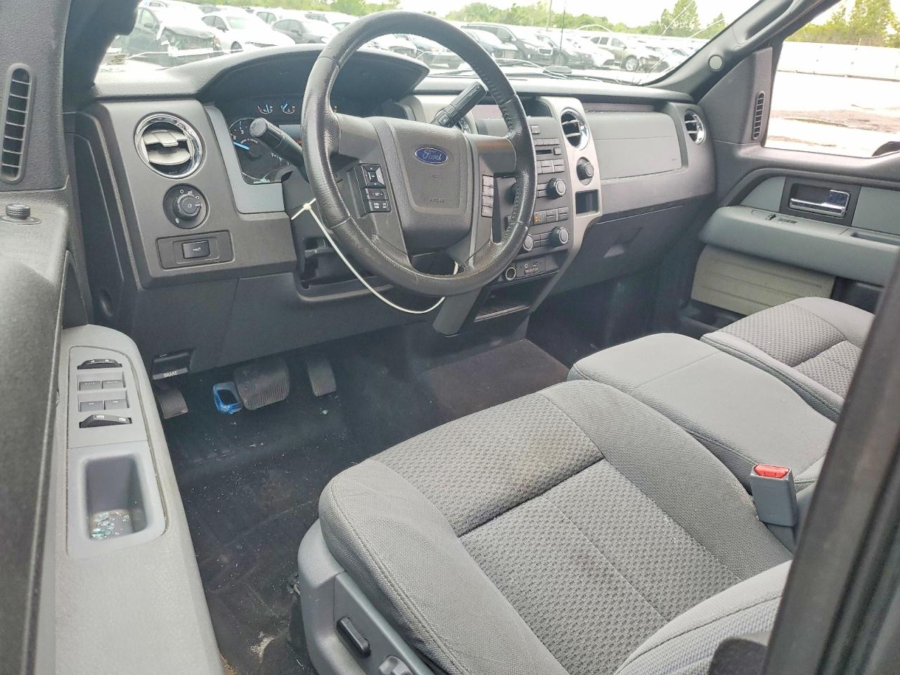 2012 Ford F150 Super Cab Gray vin: 1FTFX1EF4CFA39605