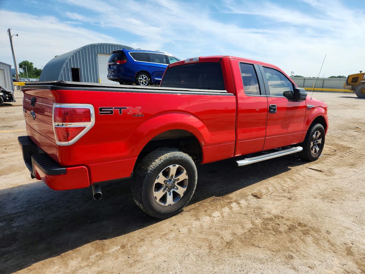 2012 Ford F150 Super Cab Red vin: 1FTFX1EF4CFC77812