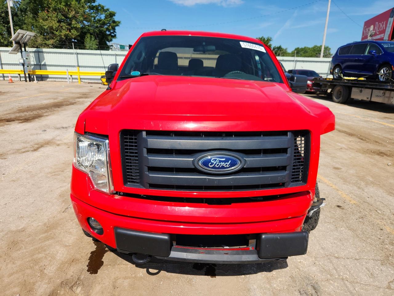 2012 Ford F150 Super Cab Red vin: 1FTFX1EF4CFC77812