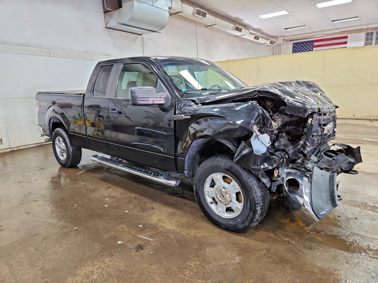 2012 Ford F150 Super Cab Black vin: 1FTFX1EF4CFD05219