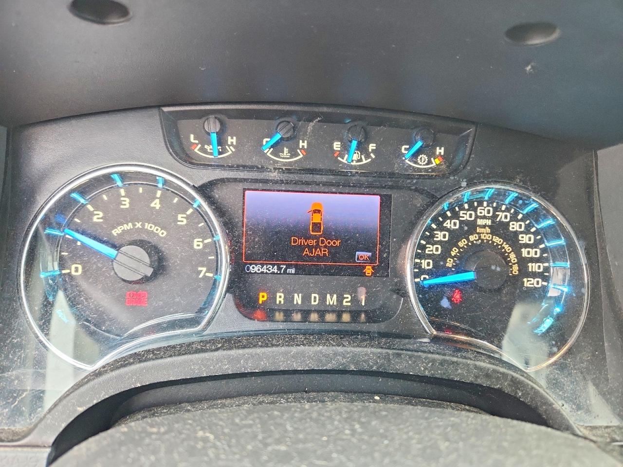 2013 Ford F150 Super Cab Blue vin: 1FTFX1EF4DFA14656