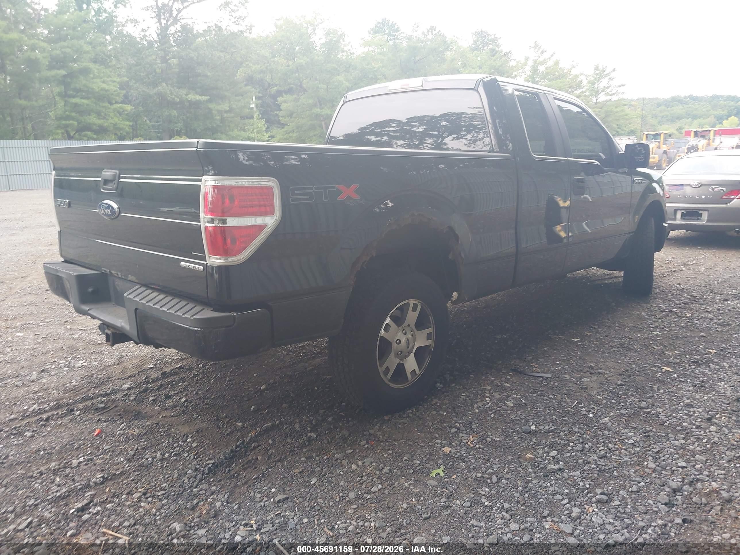 2013 Ford F-150 Stx Black vin: 1FTFX1EF4DFD73666