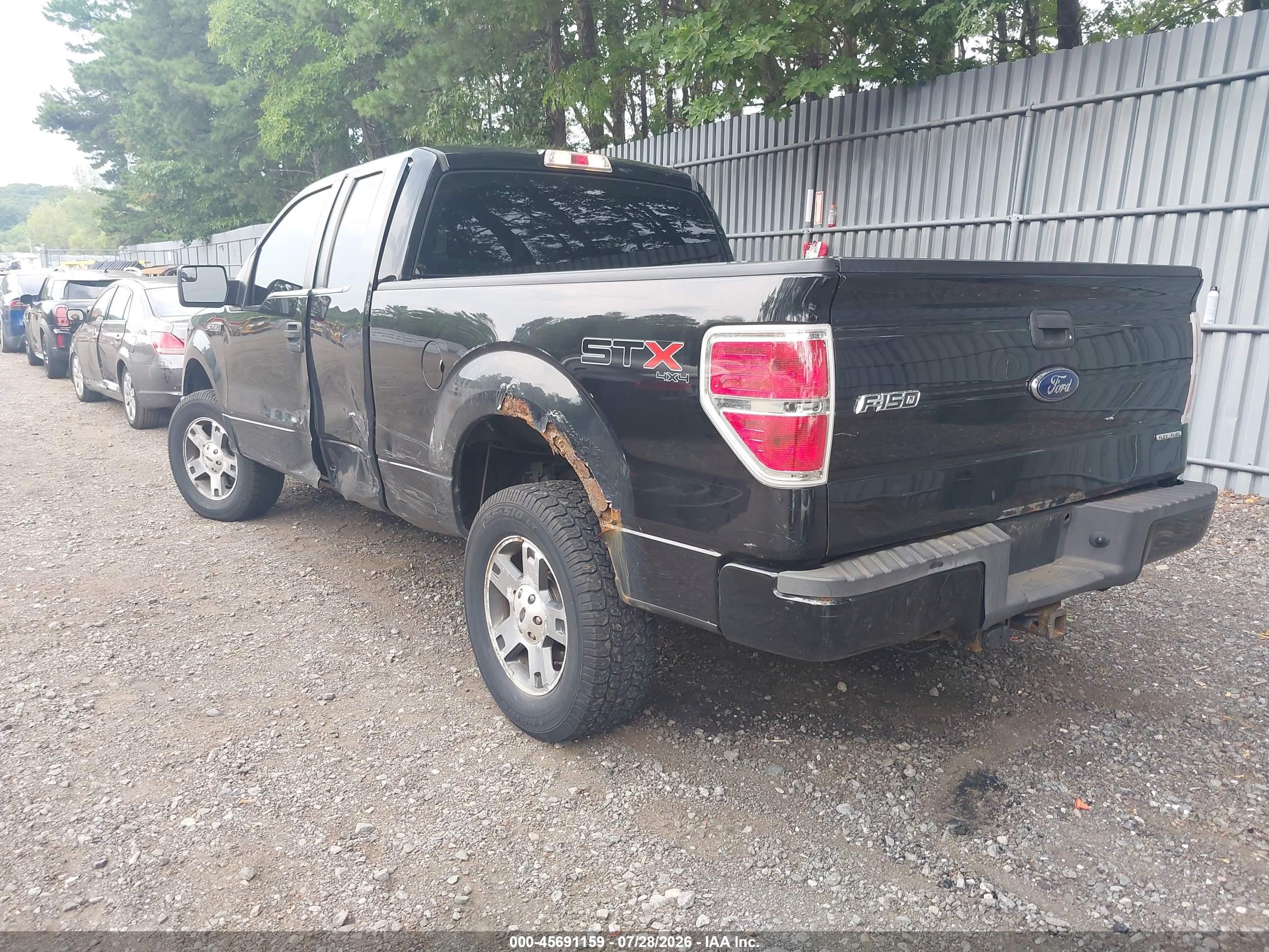 2013 Ford F-150 Stx Black vin: 1FTFX1EF4DFD73666