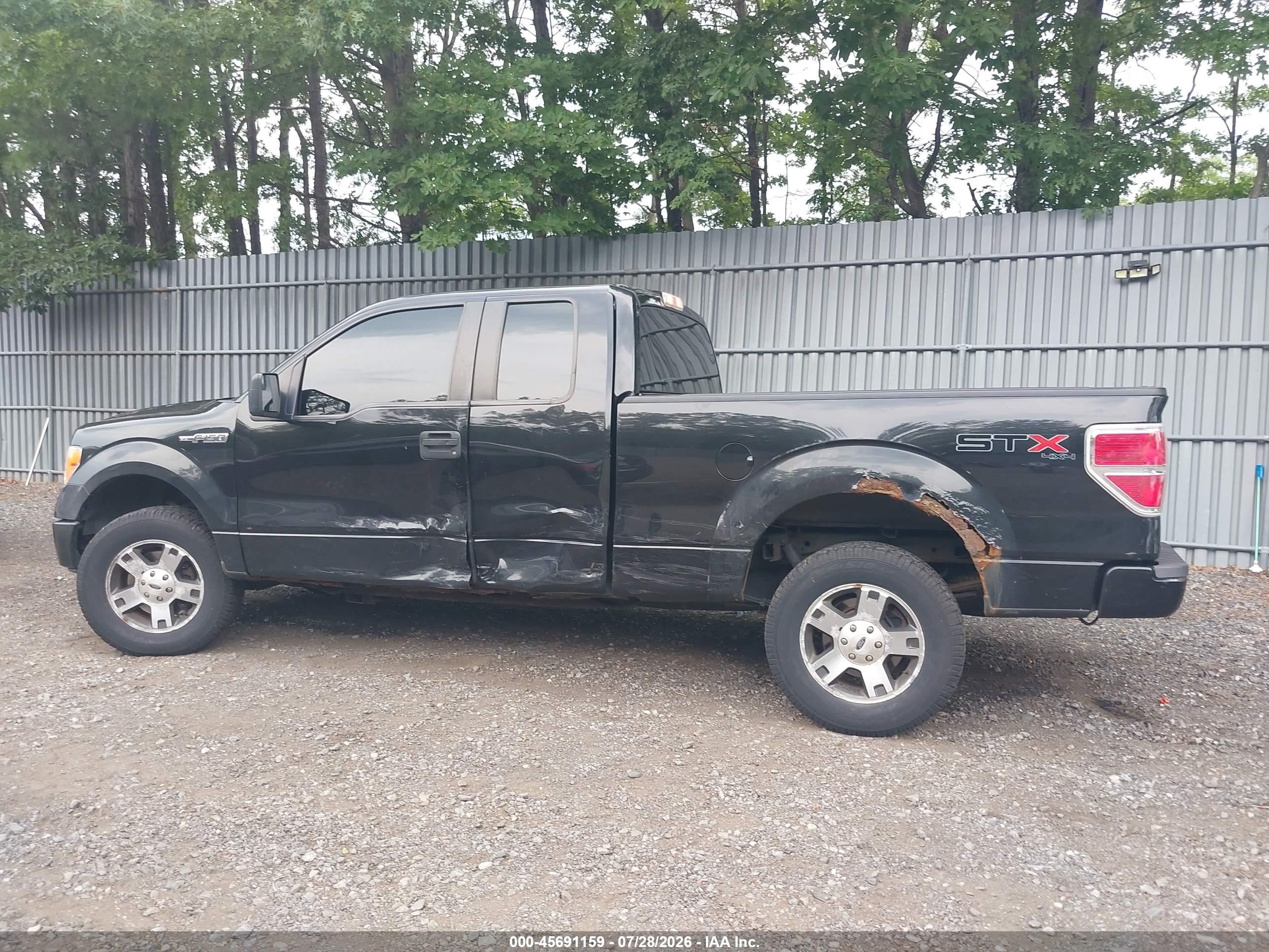 2013 Ford F-150 Stx Black vin: 1FTFX1EF4DFD73666
