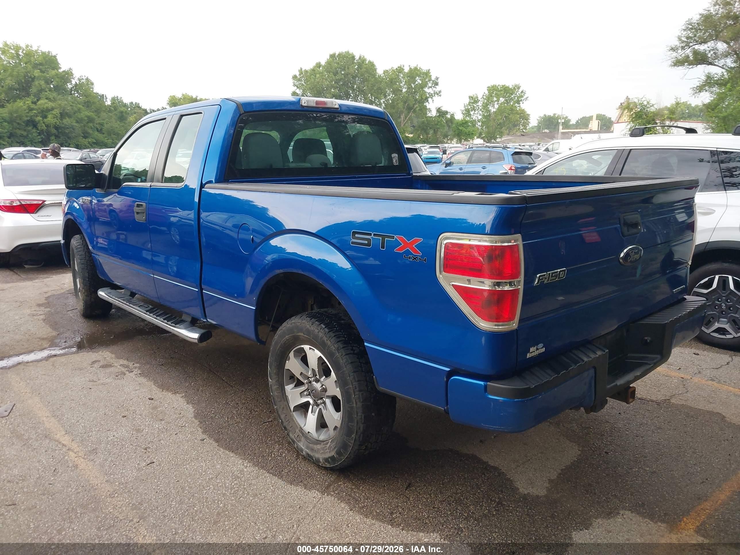 2013 Ford F-150 Stx Blue vin: 1FTFX1EF4DKD36897