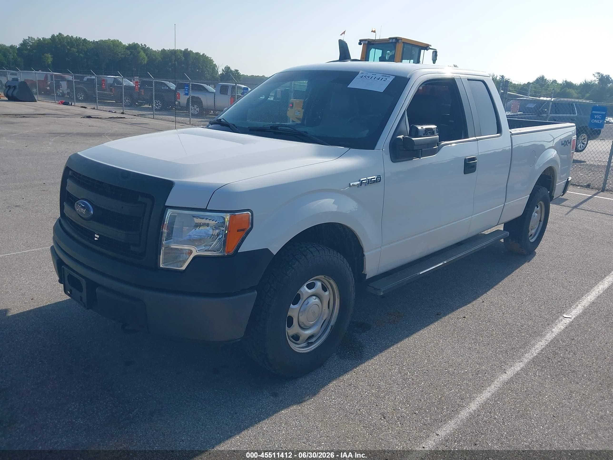 2013 Ford F-150 Fx4/lariat/stx/xl/xlt White vin: 1FTFX1EF4DKE99453