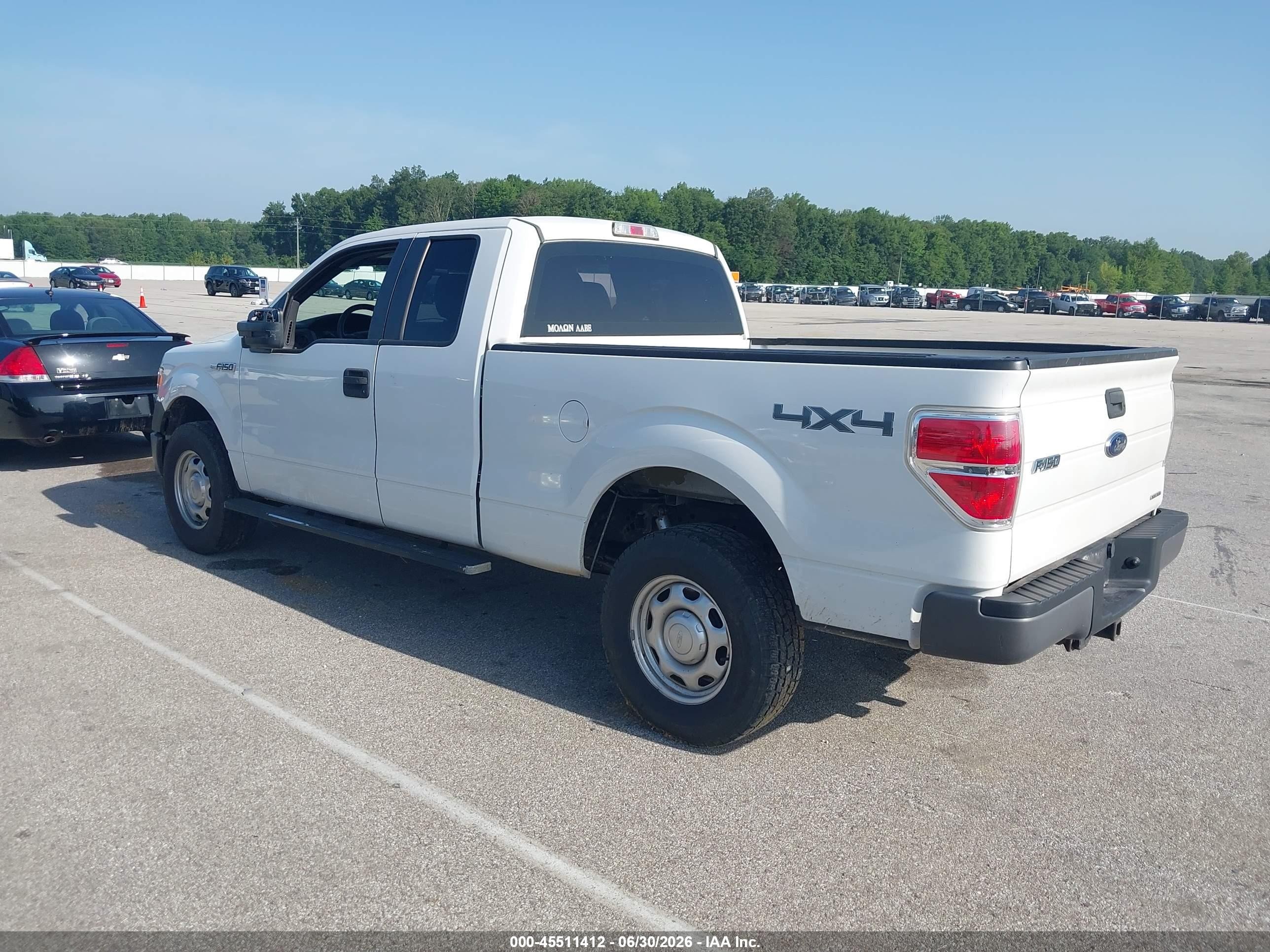 2013 Ford F-150 Fx4/lariat/stx/xl/xlt White vin: 1FTFX1EF4DKE99453