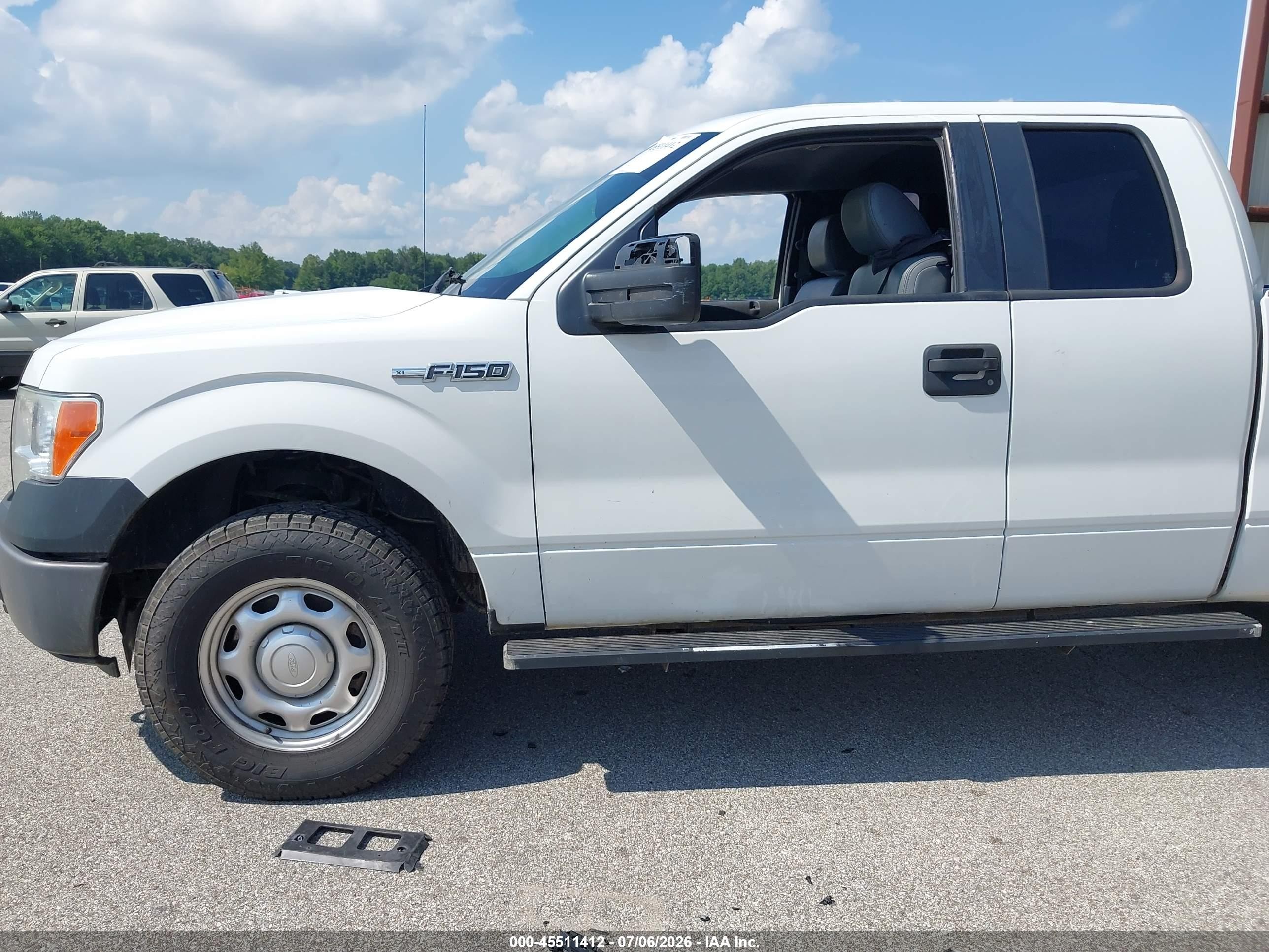 2013 Ford F-150 Fx4/lariat/stx/xl/xlt White vin: 1FTFX1EF4DKE99453
