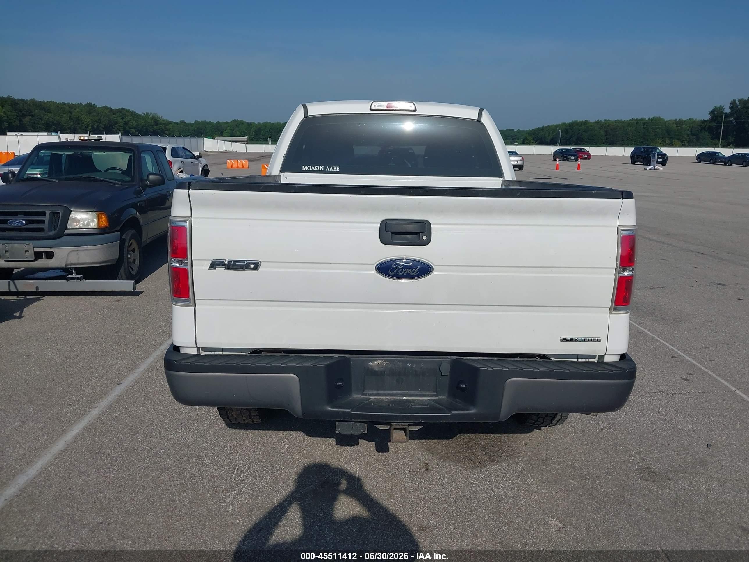 2013 Ford F-150 Fx4/lariat/stx/xl/xlt White vin: 1FTFX1EF4DKE99453