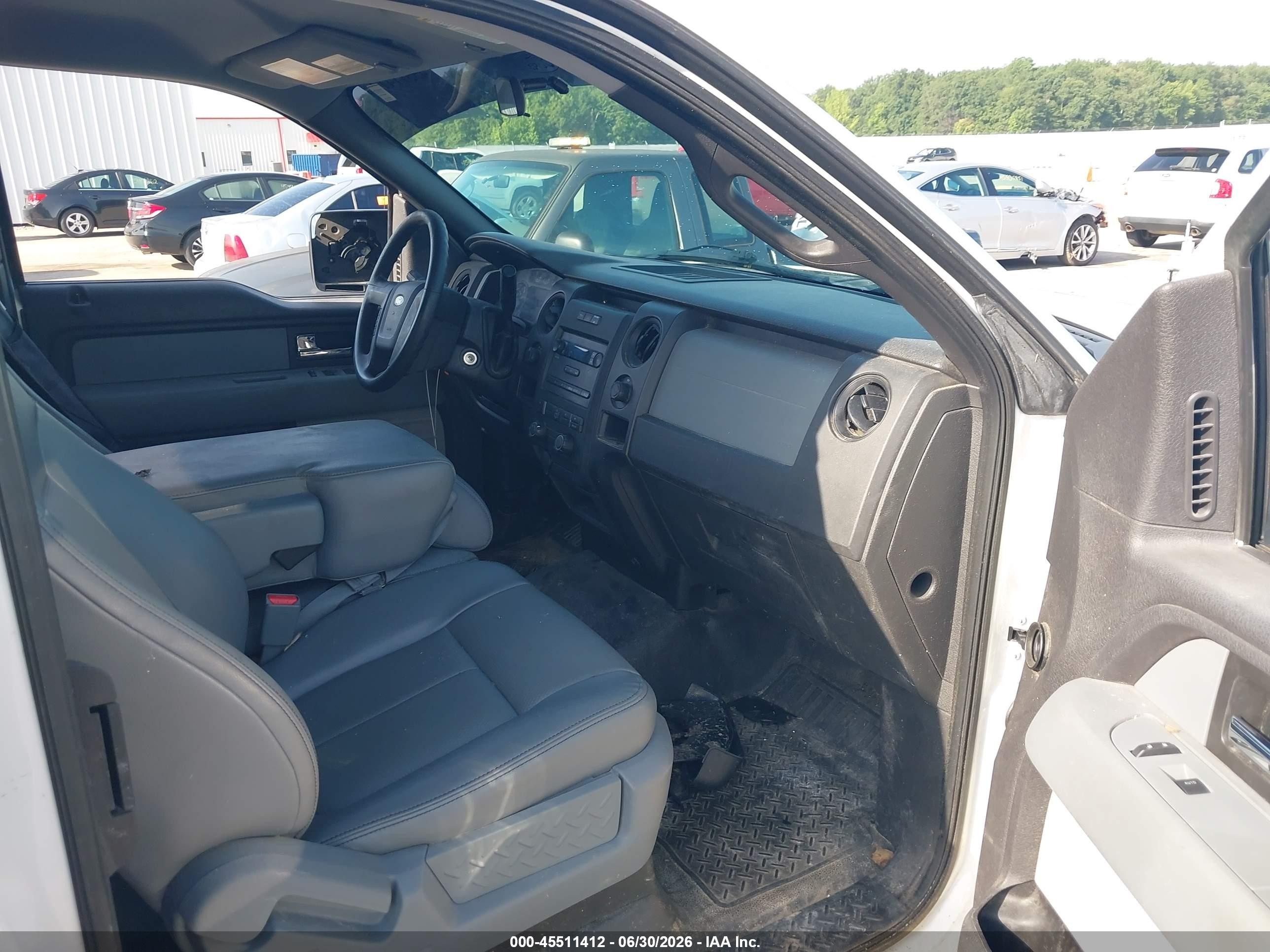 2013 Ford F-150 Fx4/lariat/stx/xl/xlt White vin: 1FTFX1EF4DKE99453