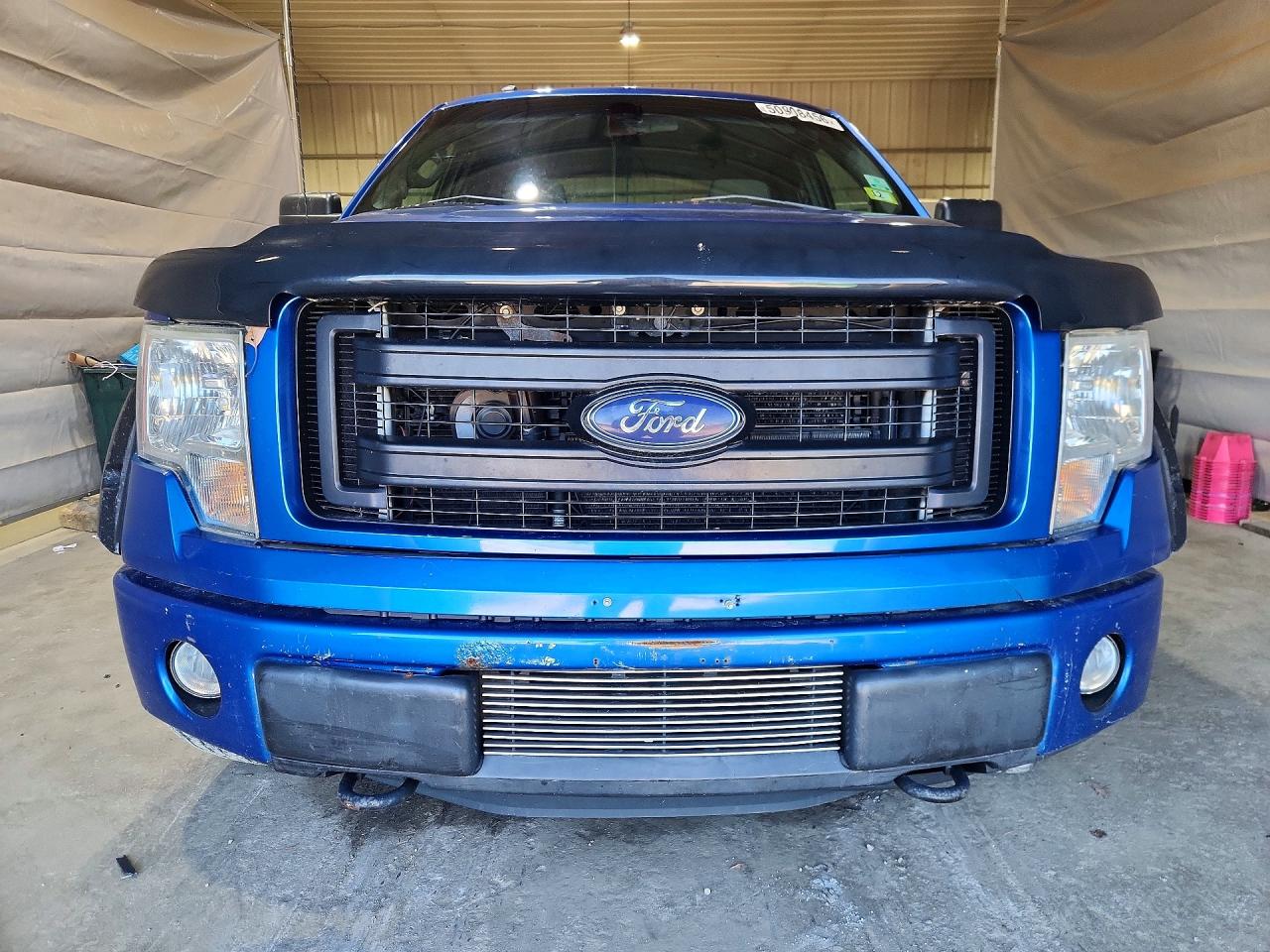 2013 Ford F150 Super Cab Blue vin: 1FTFX1EF4DKF30216
