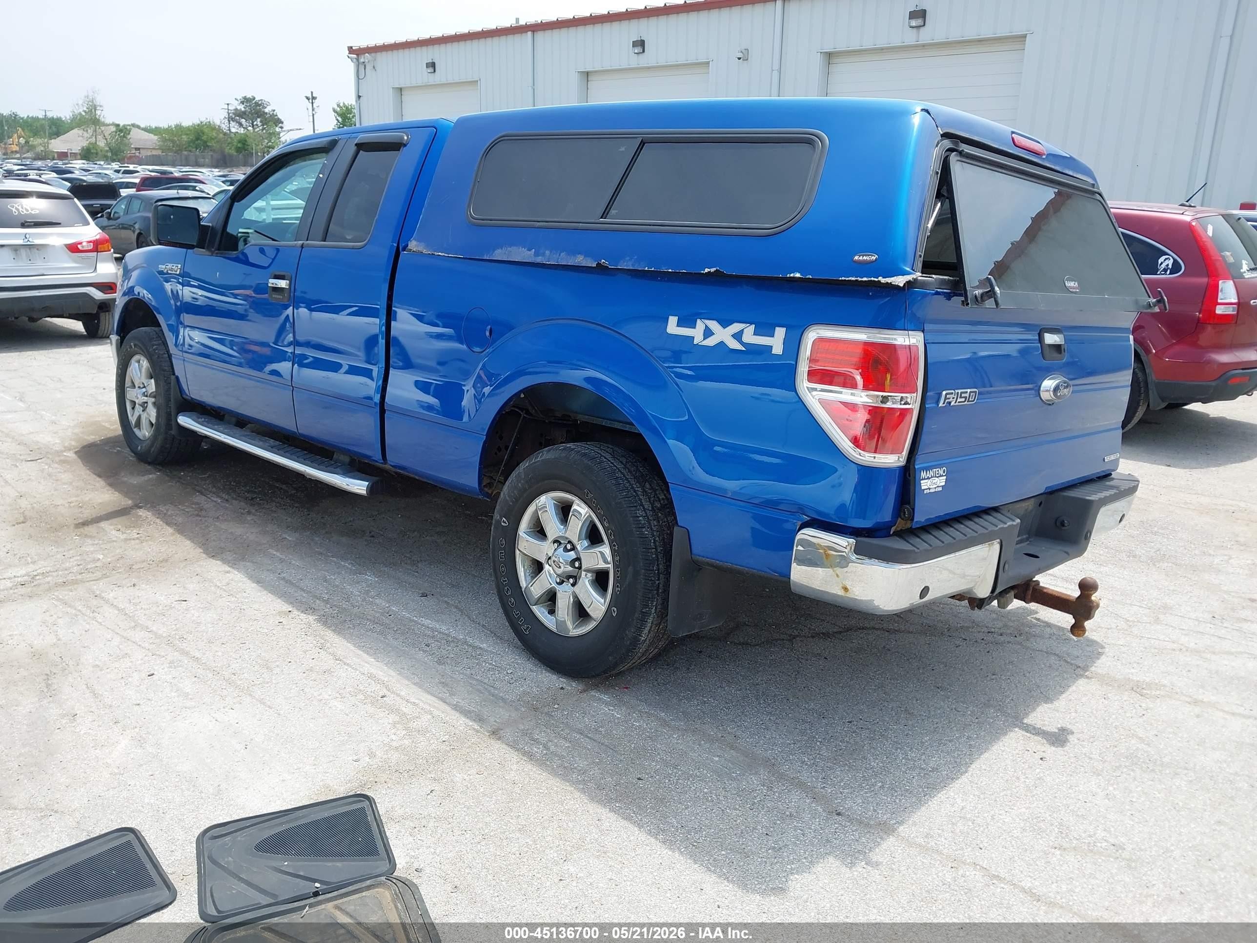 2014 Ford F-150 Xlt Blue vin: 1FTFX1EF4EFA42538