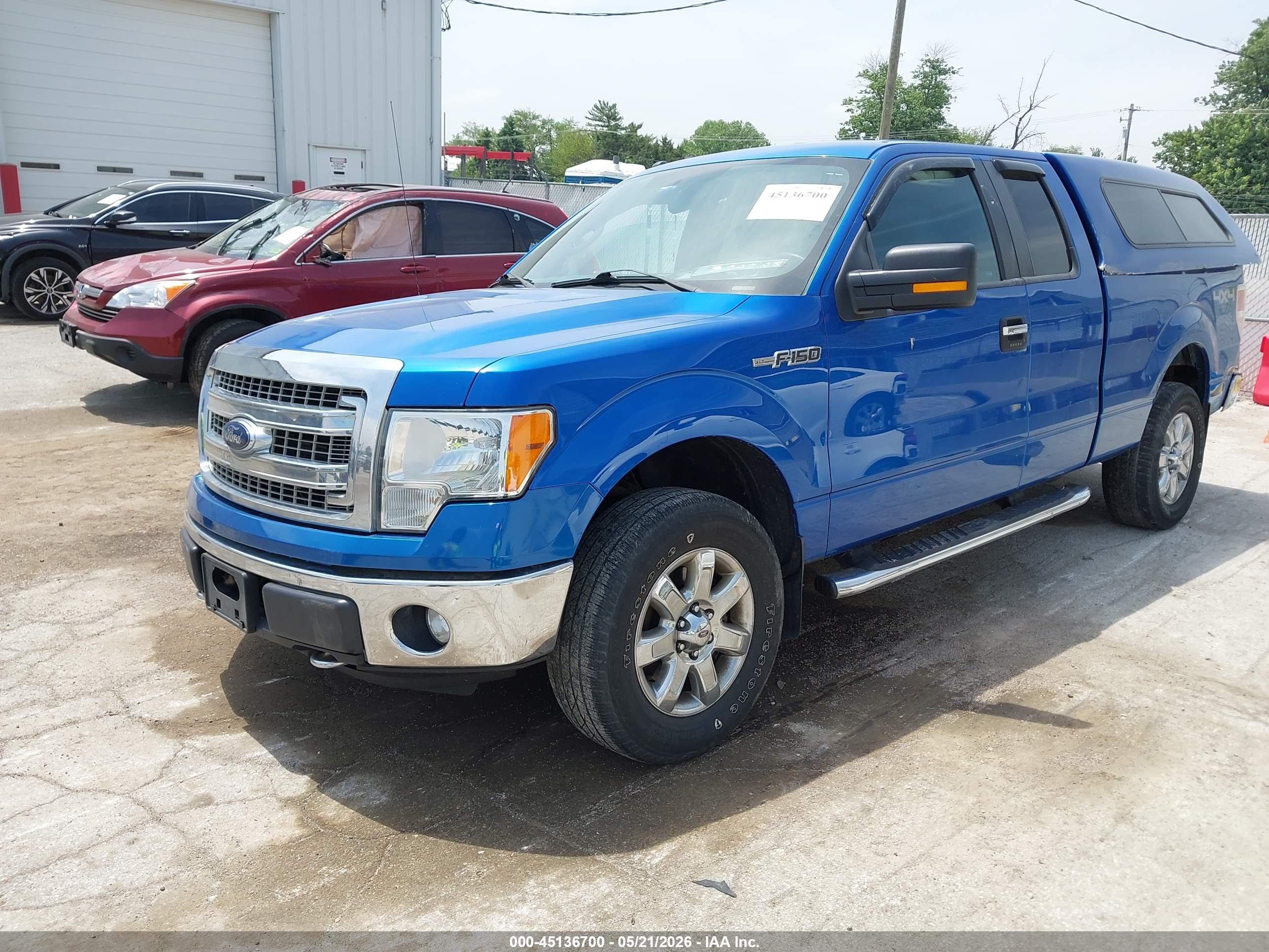 2014 Ford F-150 Xlt Blue vin: 1FTFX1EF4EFA42538