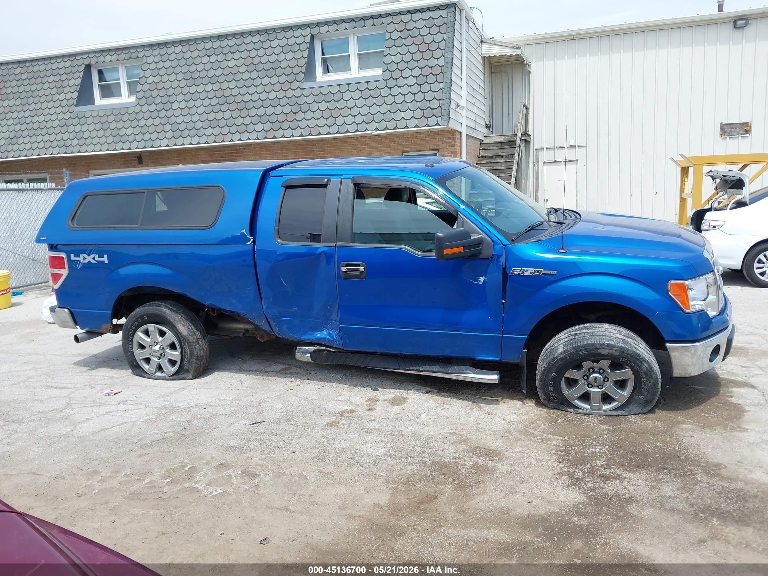 2014 Ford F-150 Xlt Blue vin: 1FTFX1EF4EFA42538