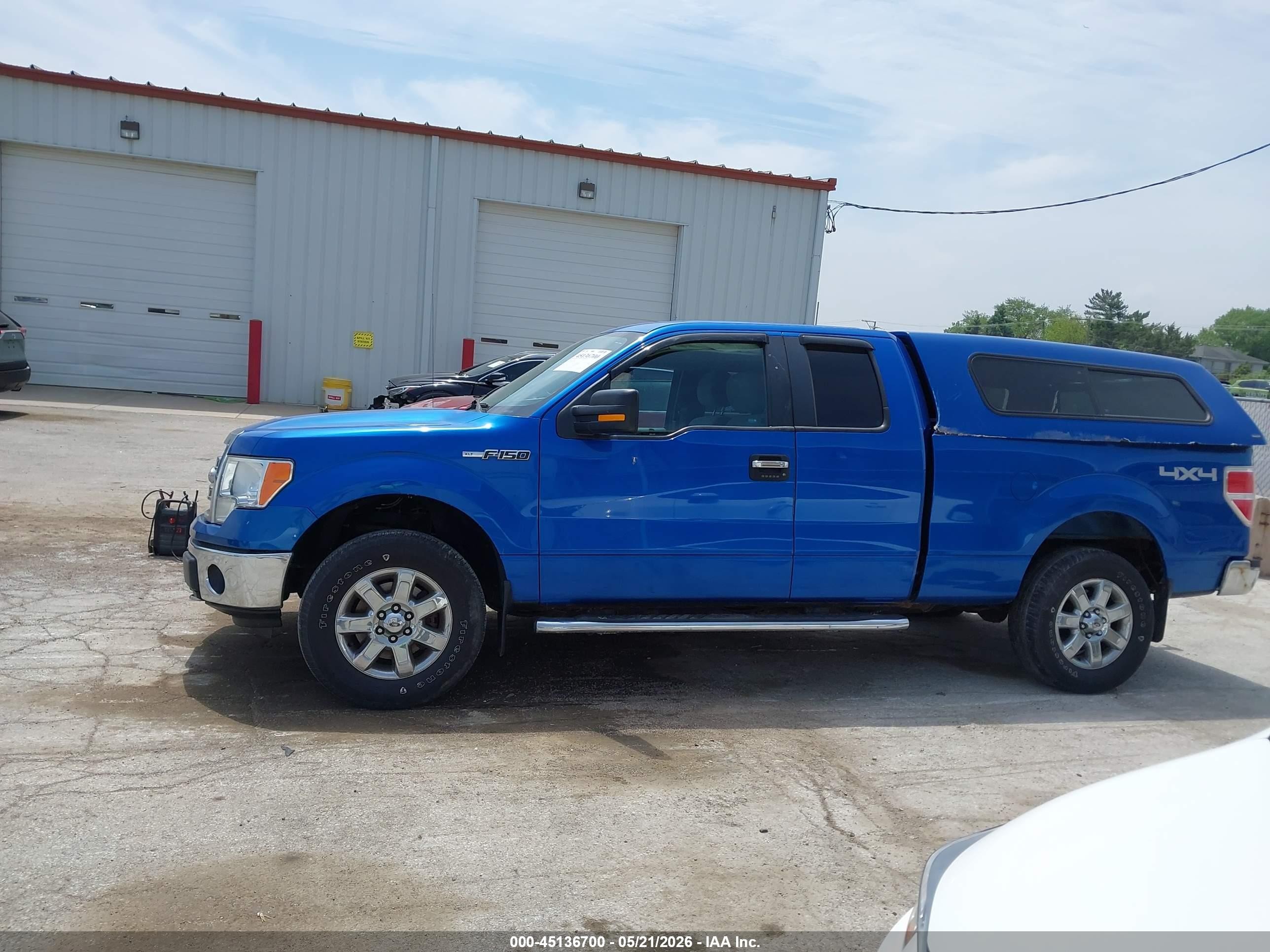 2014 Ford F-150 Xlt Blue vin: 1FTFX1EF4EFA42538