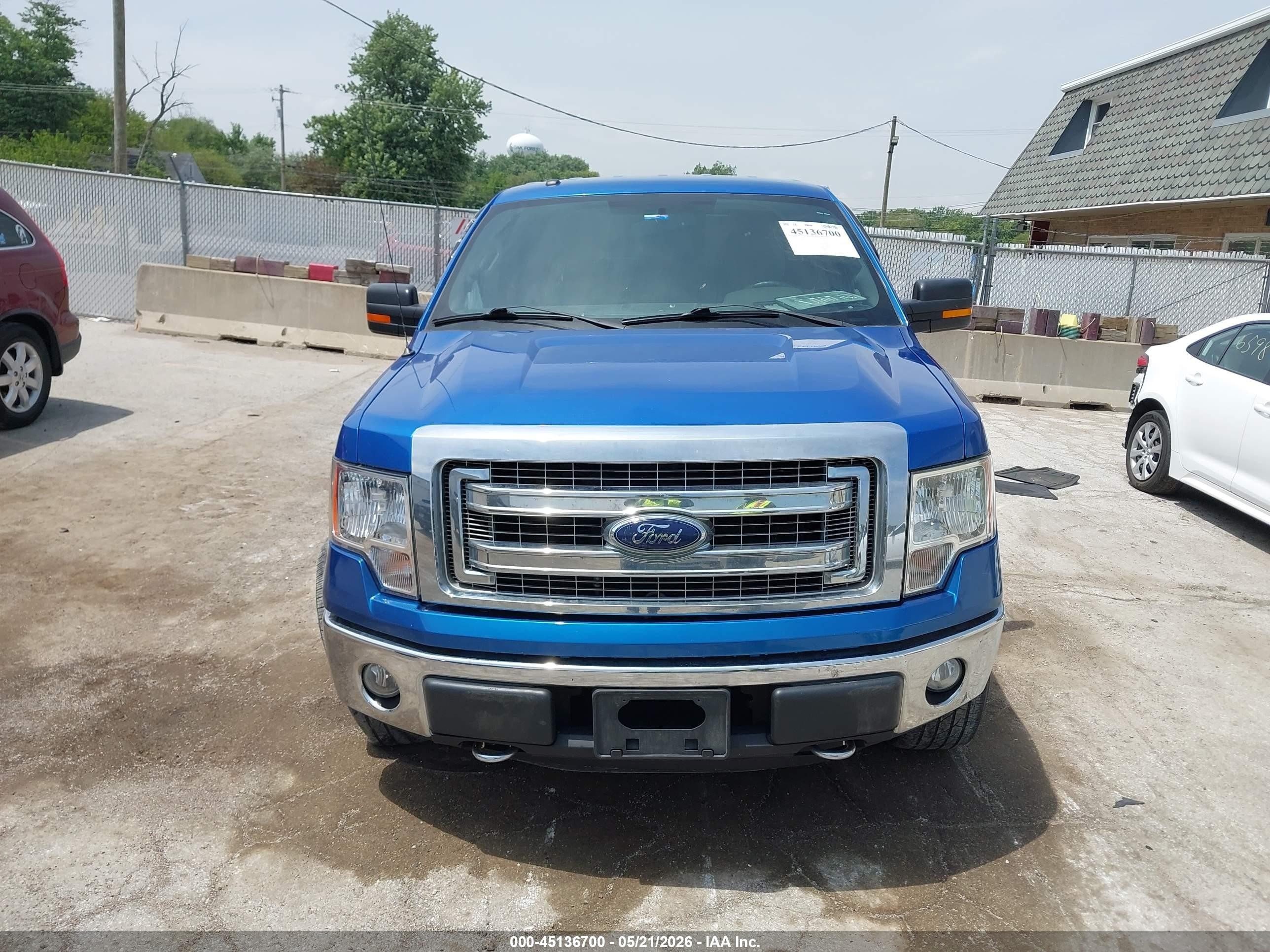 2014 Ford F-150 Xlt Blue vin: 1FTFX1EF4EFA42538