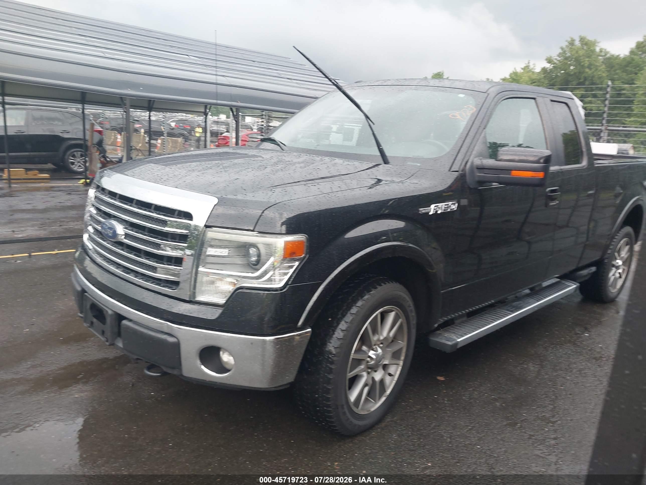 2014 Ford F-150 Lariat Черный vin: 1FTFX1EF4EFD01688