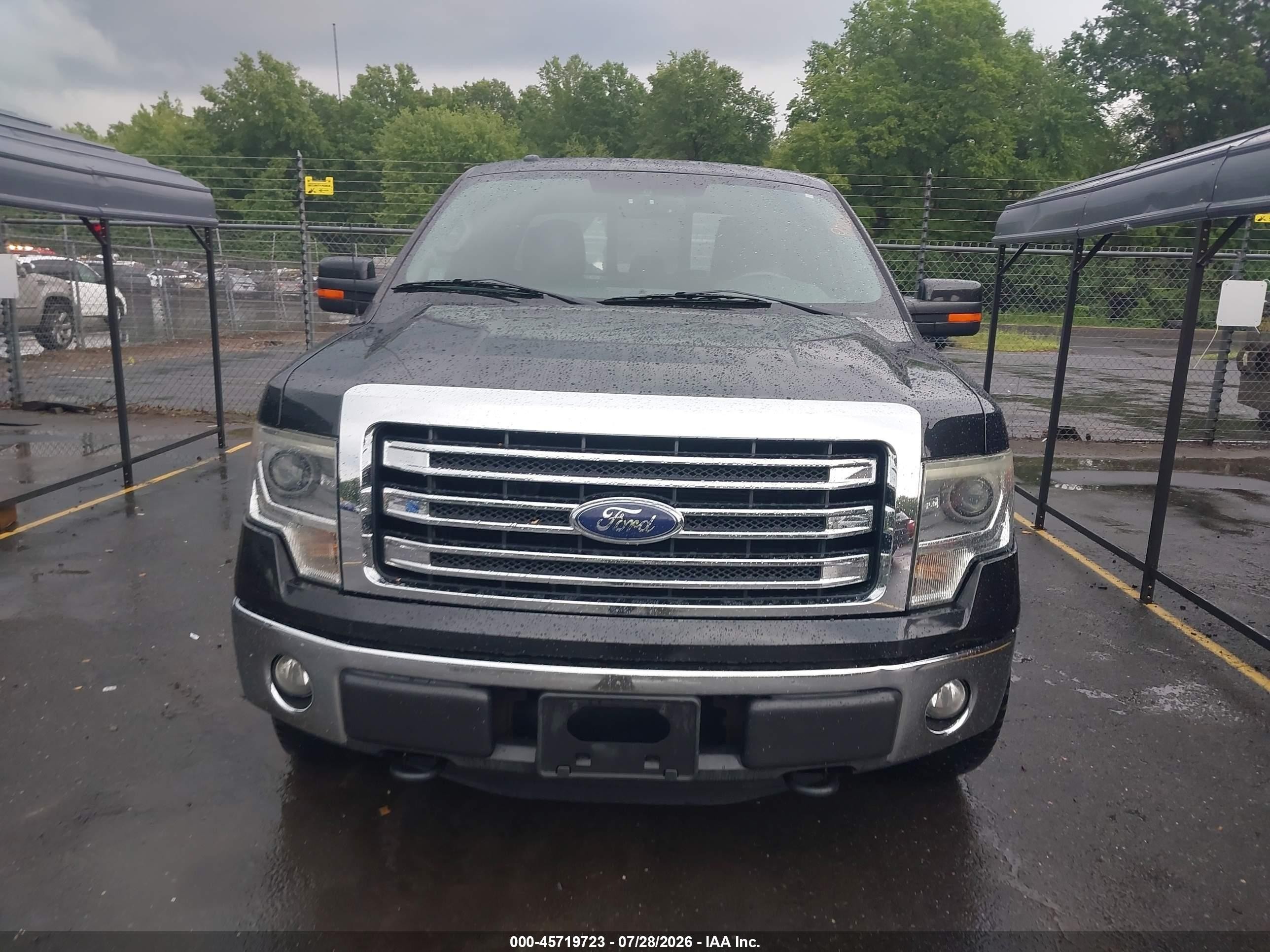 2014 Ford F-150 Lariat Черный vin: 1FTFX1EF4EFD01688