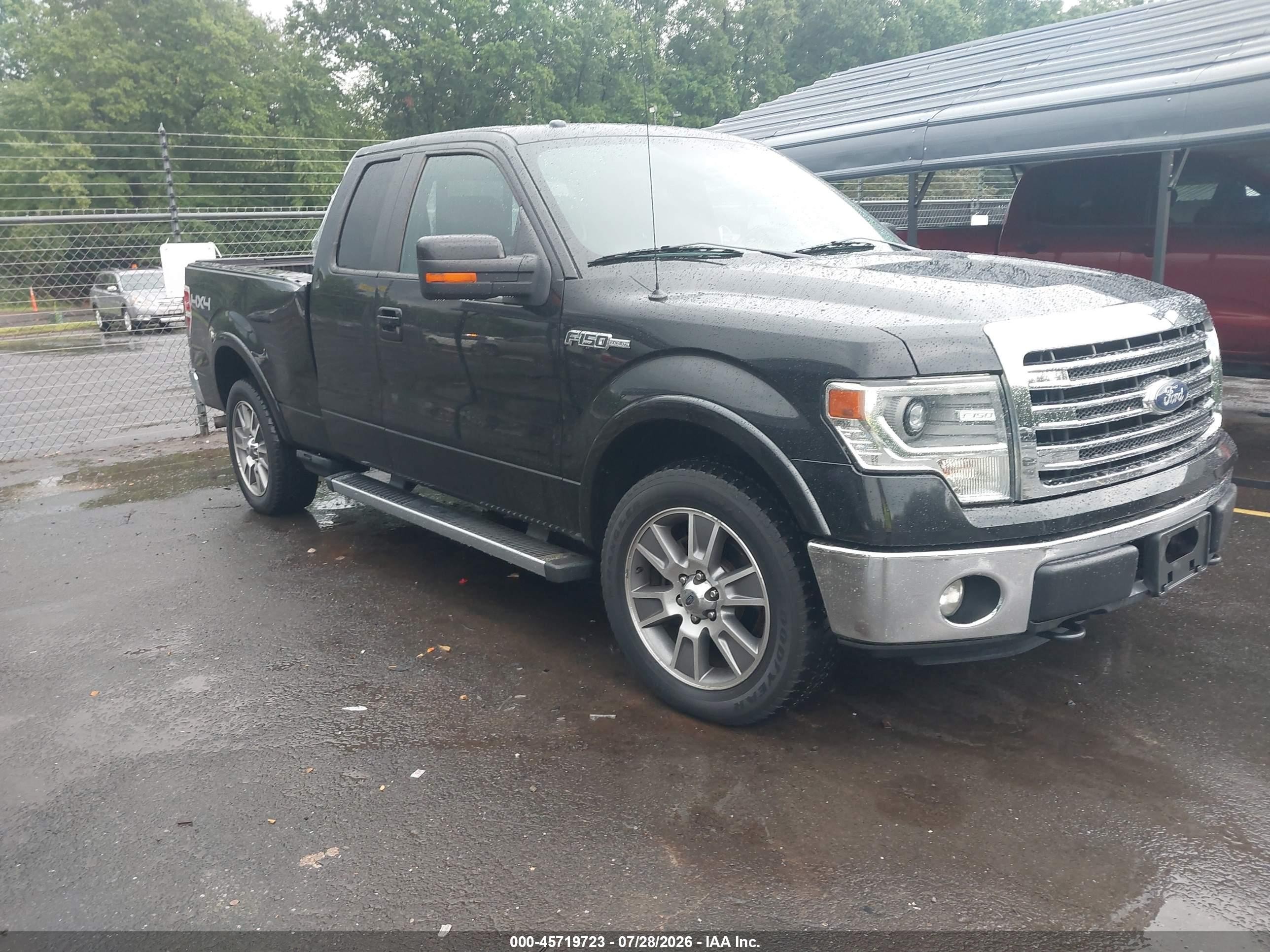 2014 Ford F-150 Lariat Черный vin: 1FTFX1EF4EFD01688