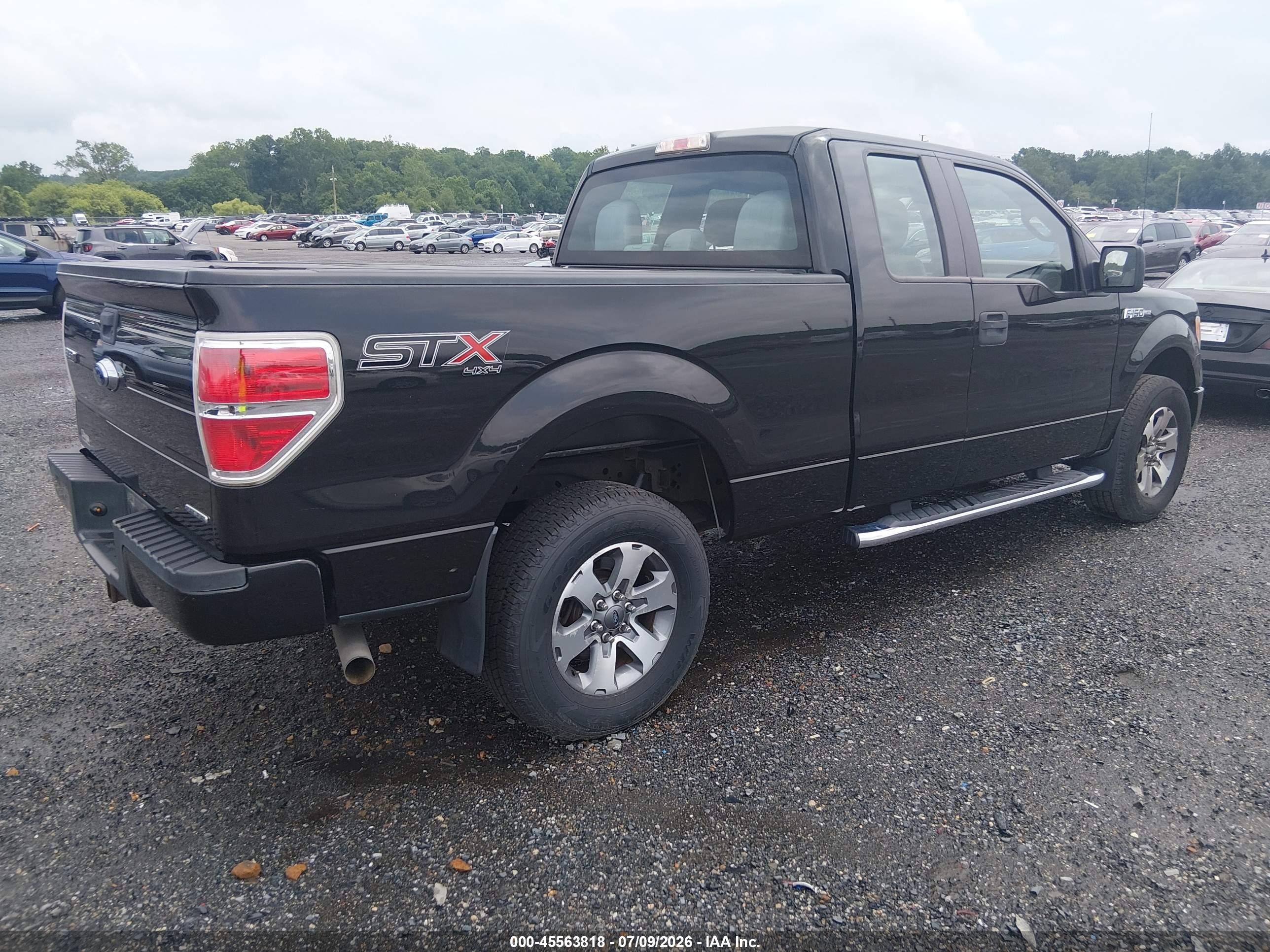 2014 Ford F-150 Stx Black vin: 1FTFX1EF4EKD38778
