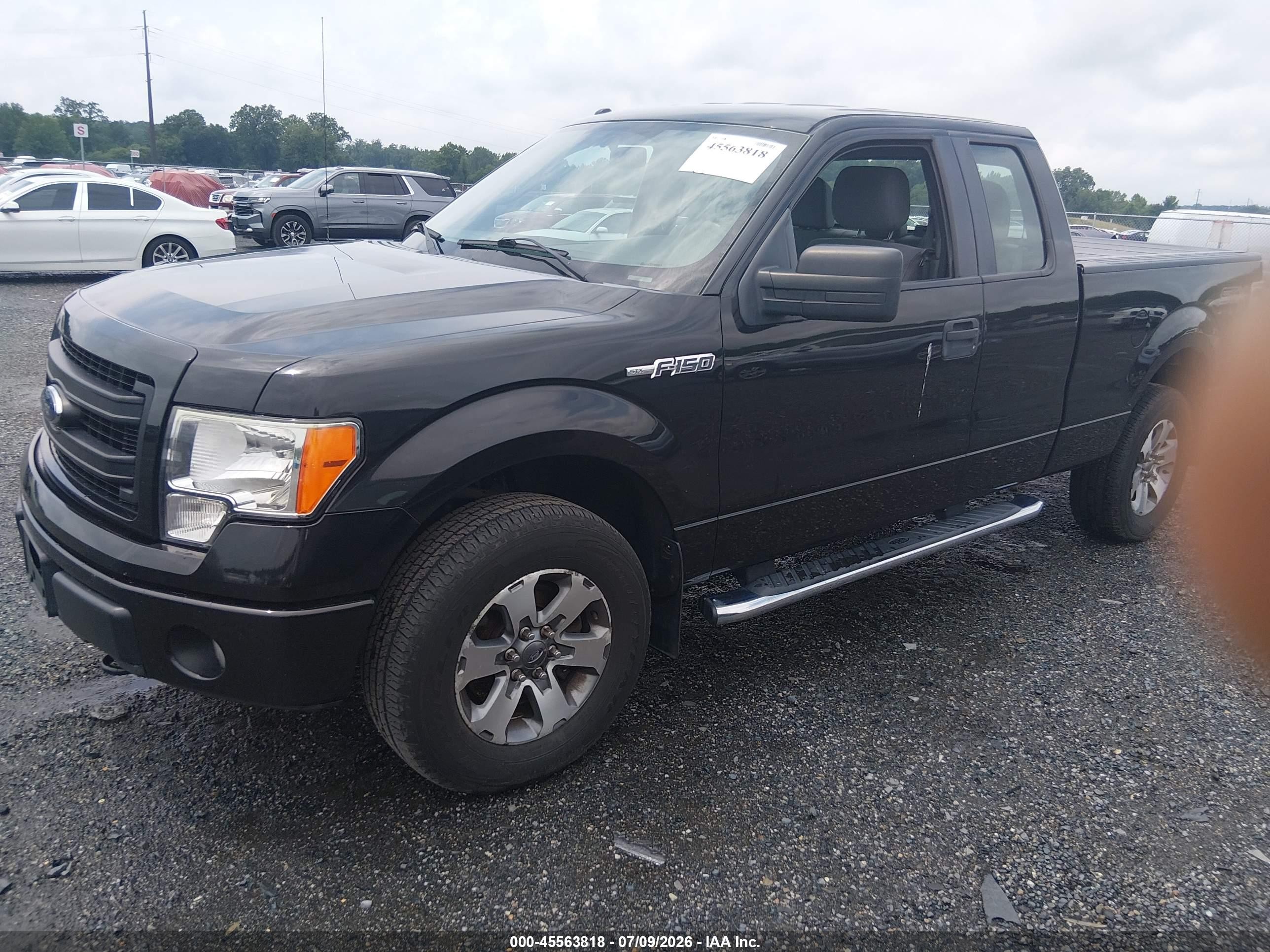 2014 Ford F-150 Stx Black vin: 1FTFX1EF4EKD38778